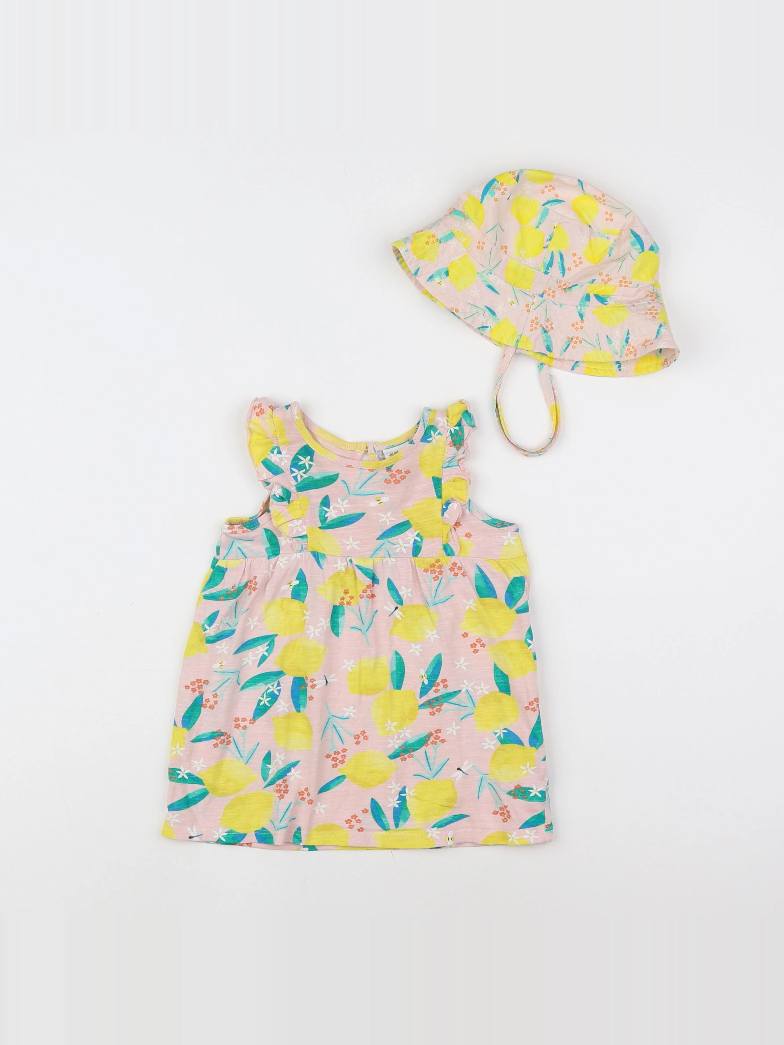 H&M - ensemble multicolore - 6/9 mois