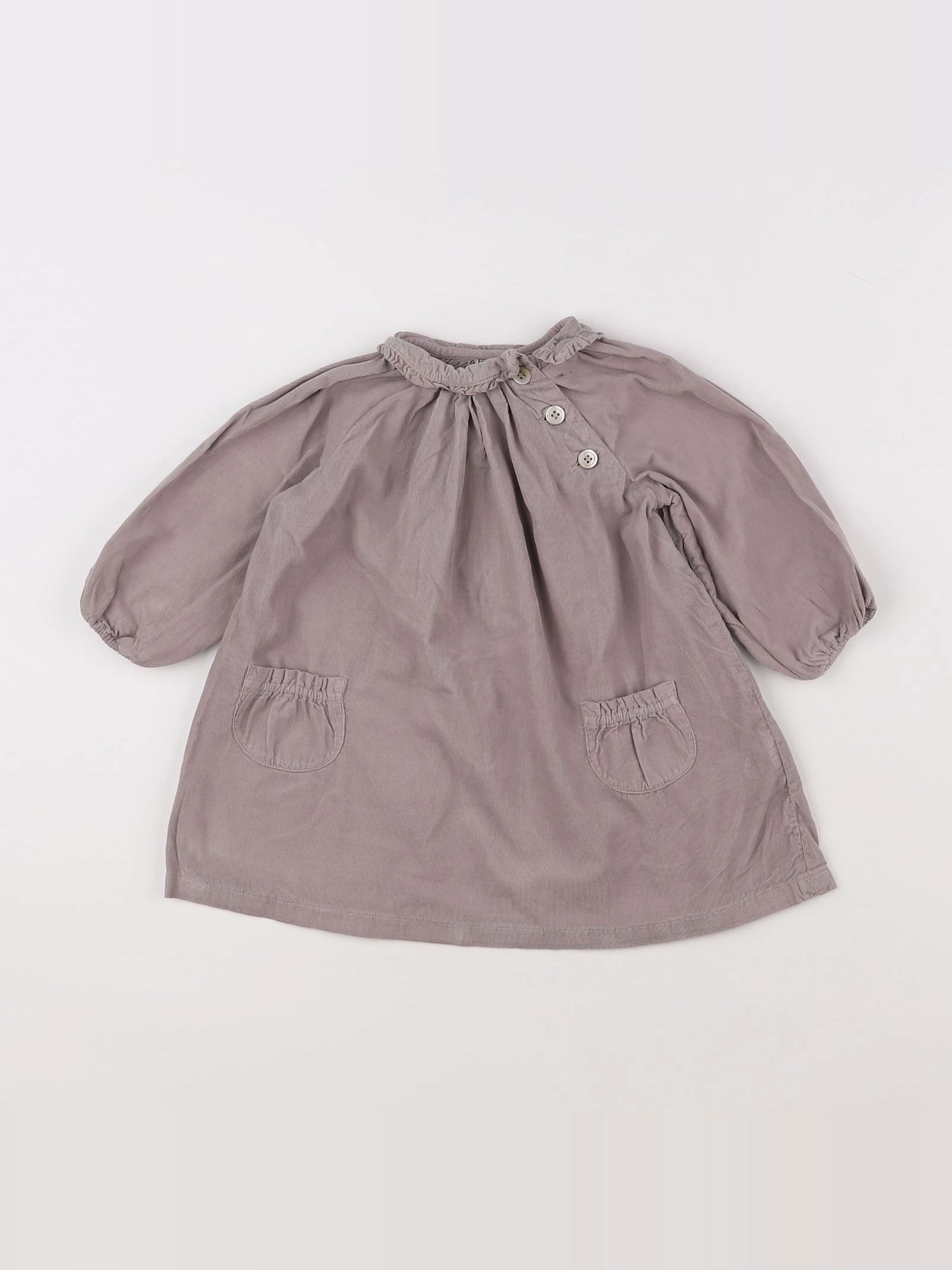 Bonton - robe violet - 12 mois
