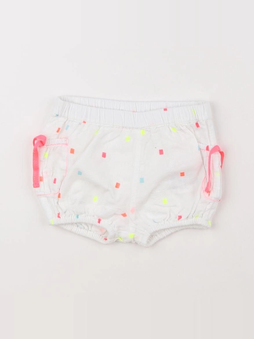 Billie Blush - short blanc - 6 mois