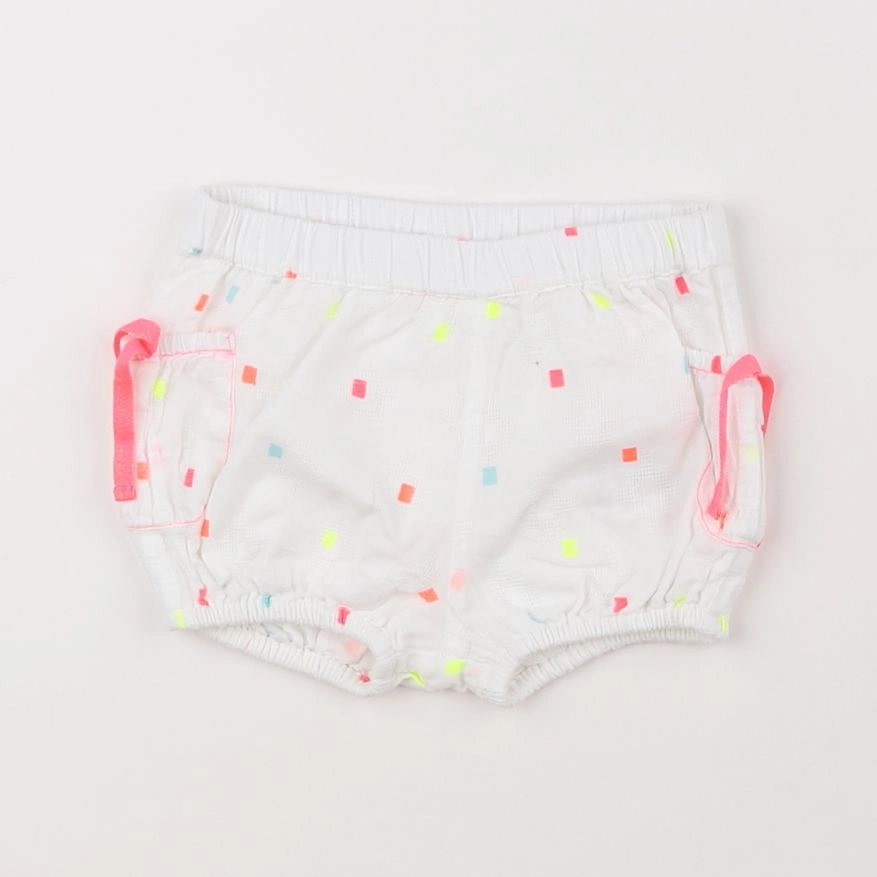 Billie Blush - short blanc - 6 mois