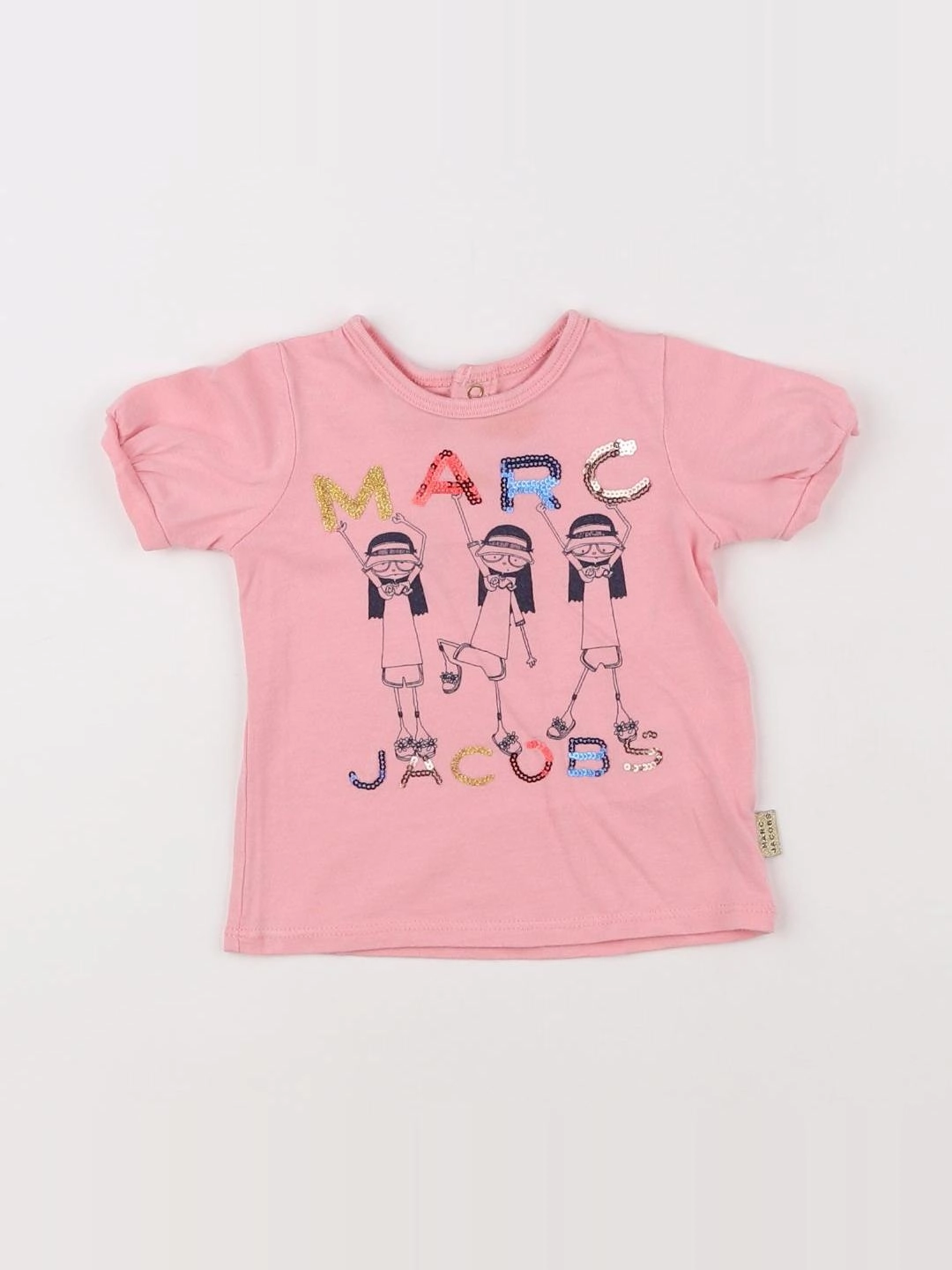 Little marc jacobs - tee-shirt rose - 3 mois