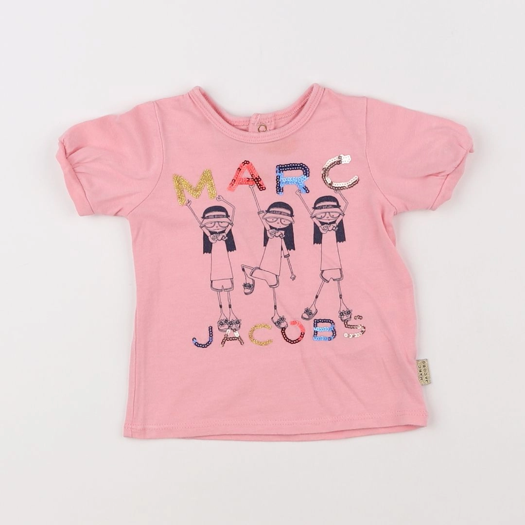 Little marc jacobs - tee-shirt rose - 3 mois