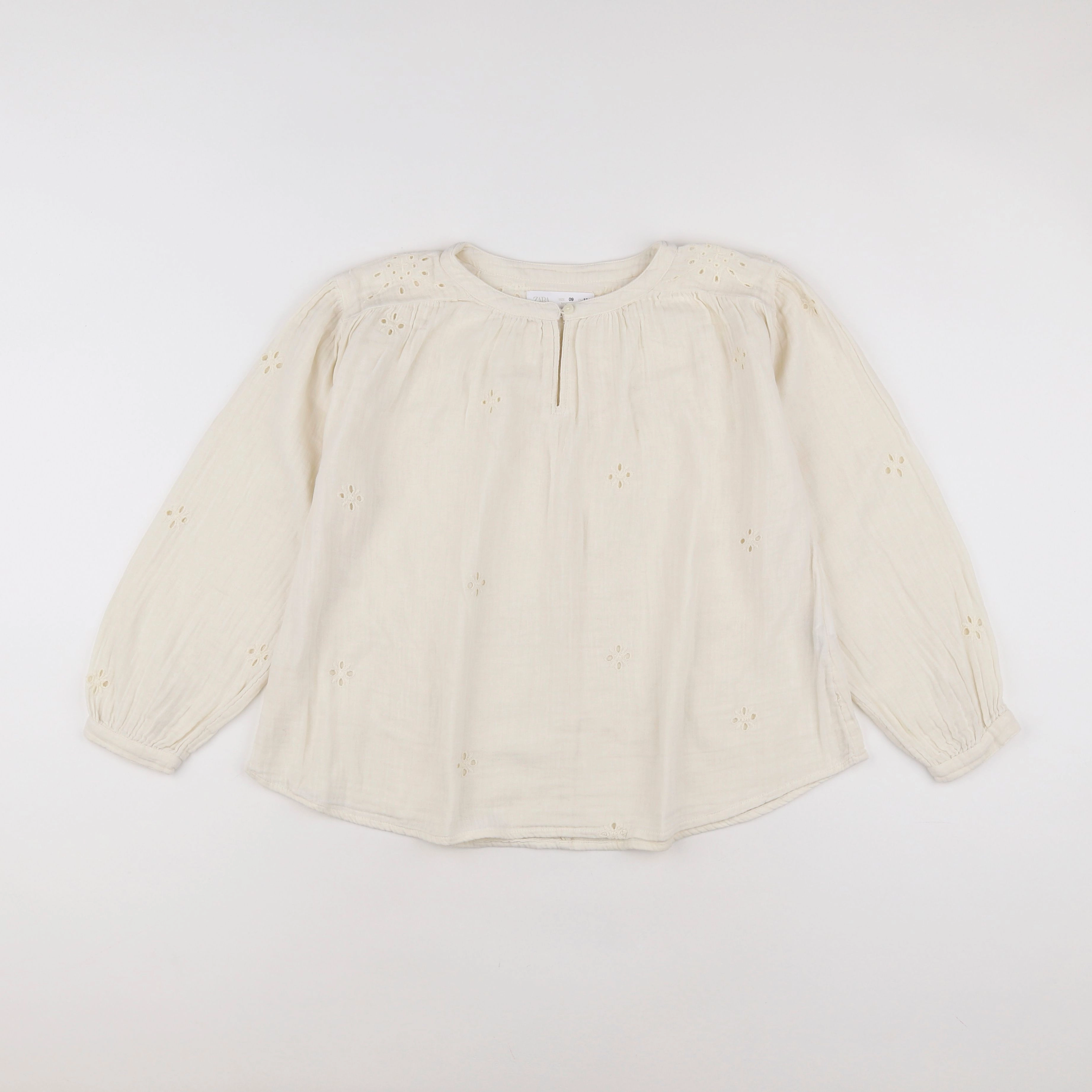 Zara - blouse beige - 9 ans