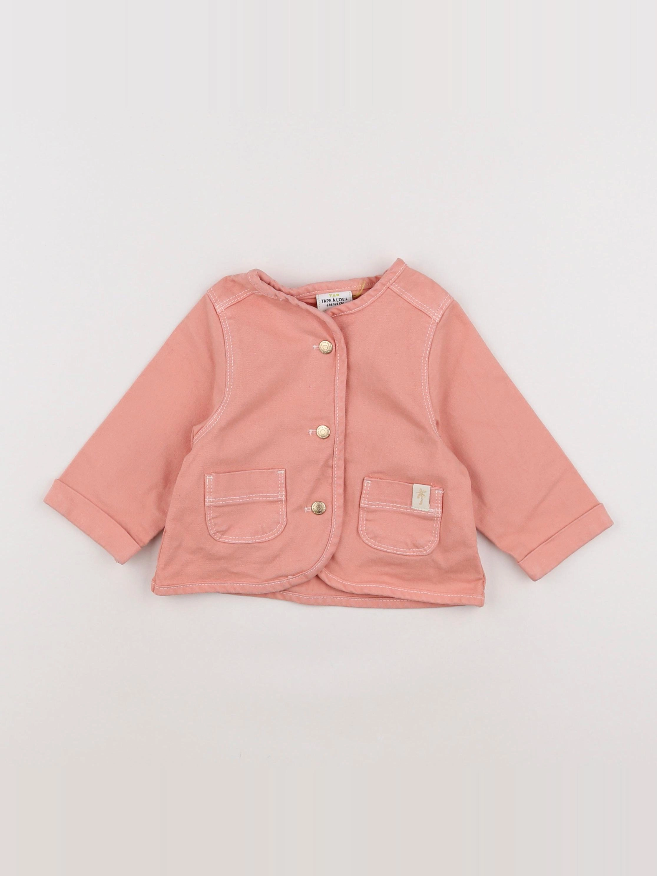 Tape à l'oeil - veste rose - 6 mois