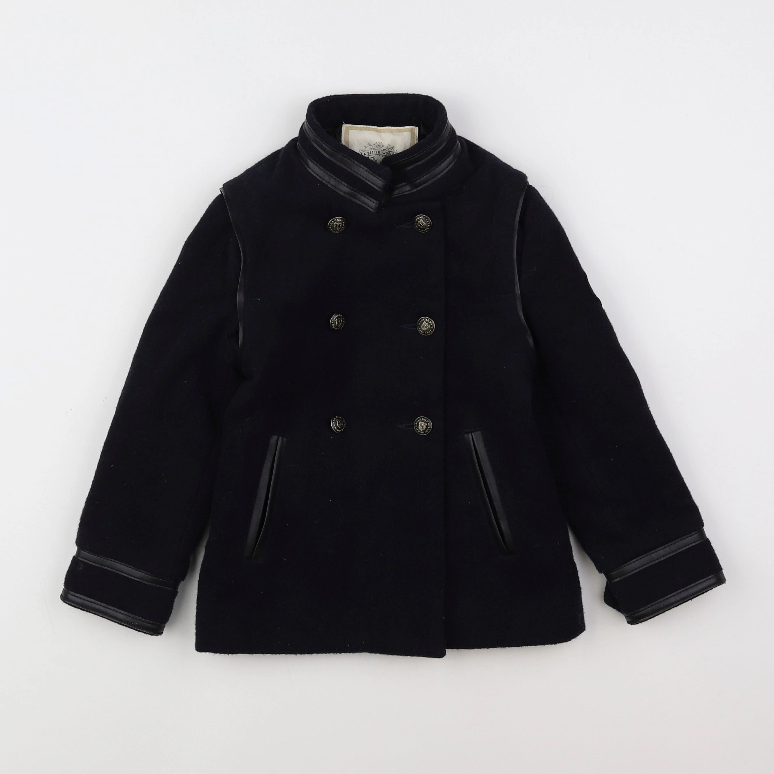 IKKS - manteau bleu - 4 ans