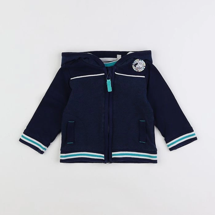 Terre de marins - sweat bleu - 9 mois