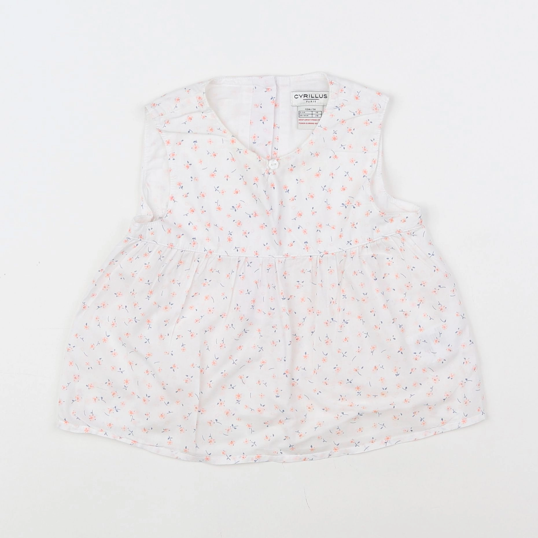 Cyrillus - robe blanc - 12 mois