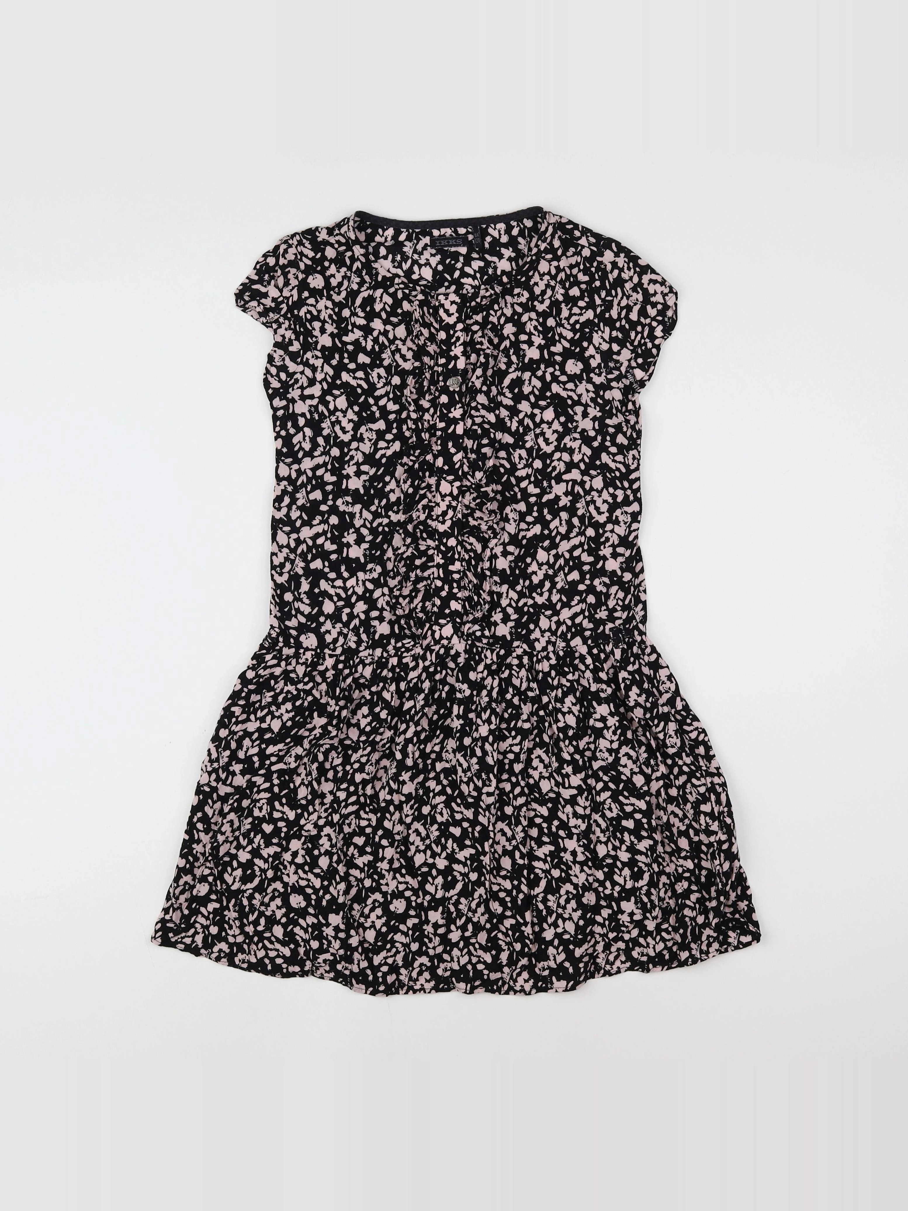 IKKS - robe noir - 8 ans