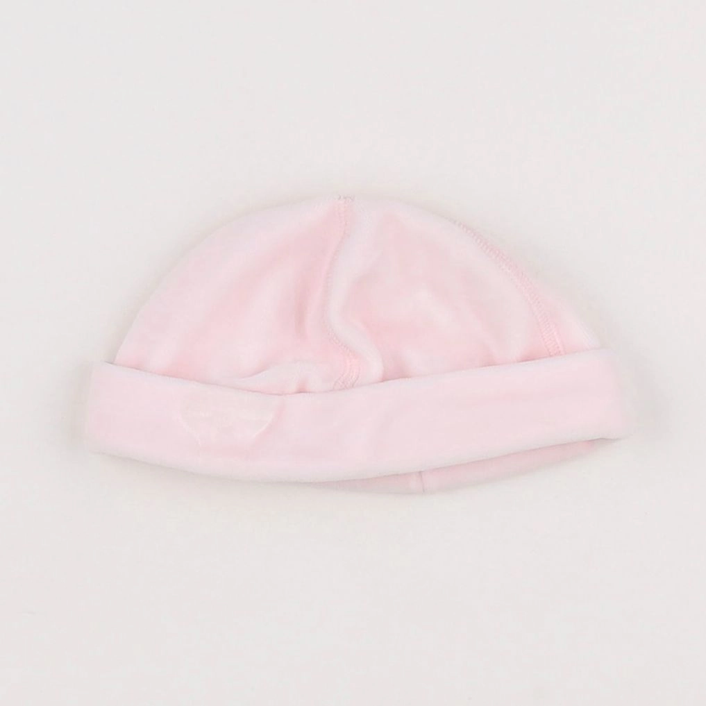 Petit Bateau - bonnet rose - 3 mois