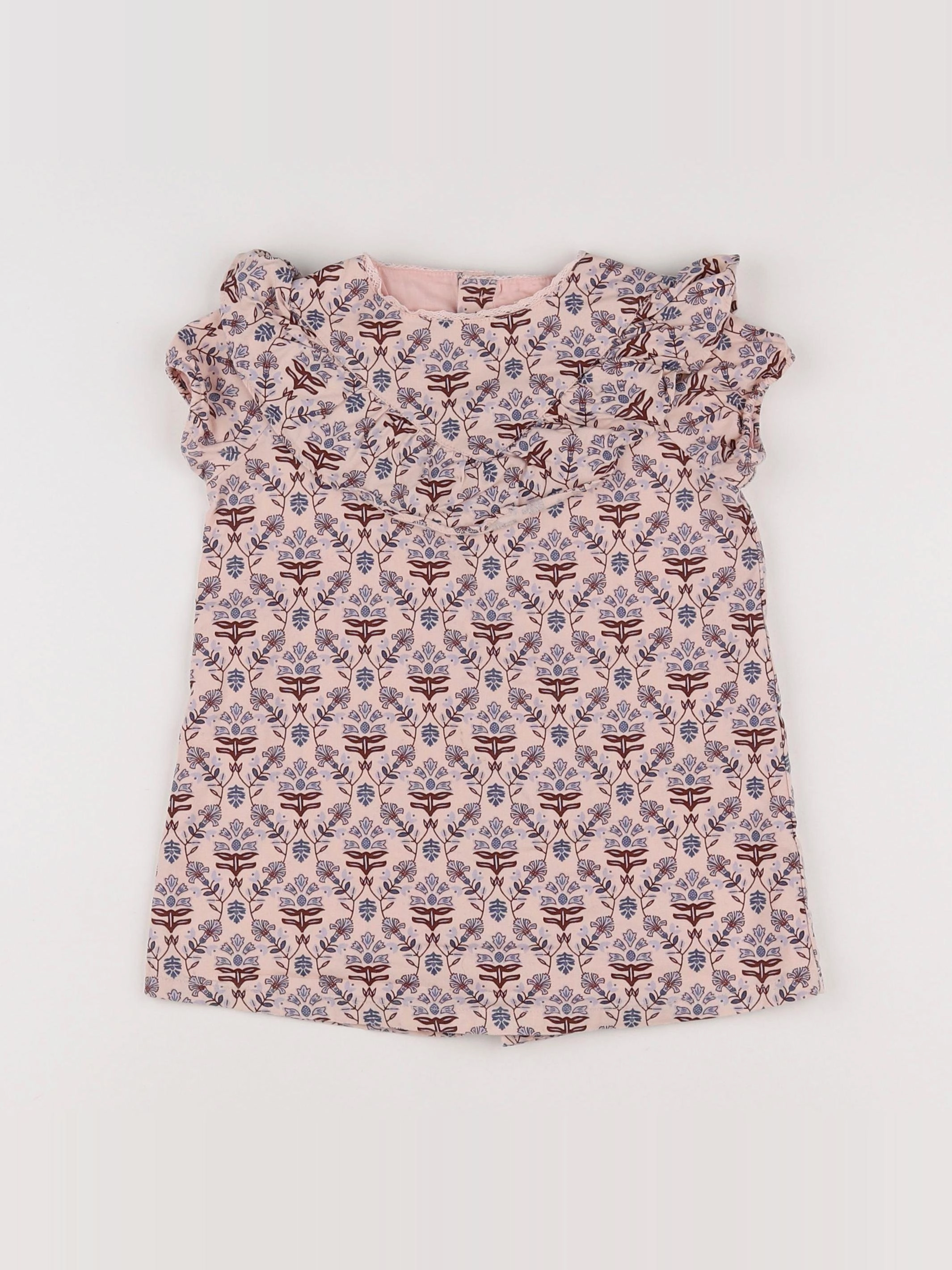 Little Cigogne - robe rose - 18 mois