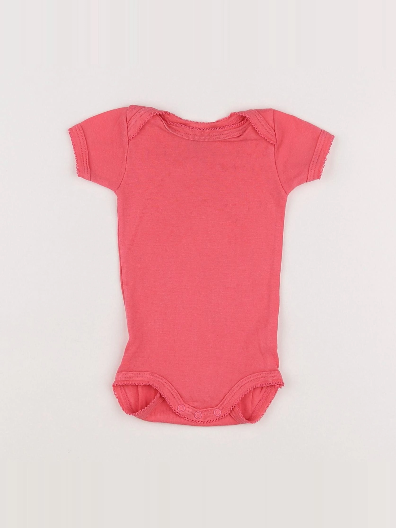 Petit Bateau - body rose - 3 mois