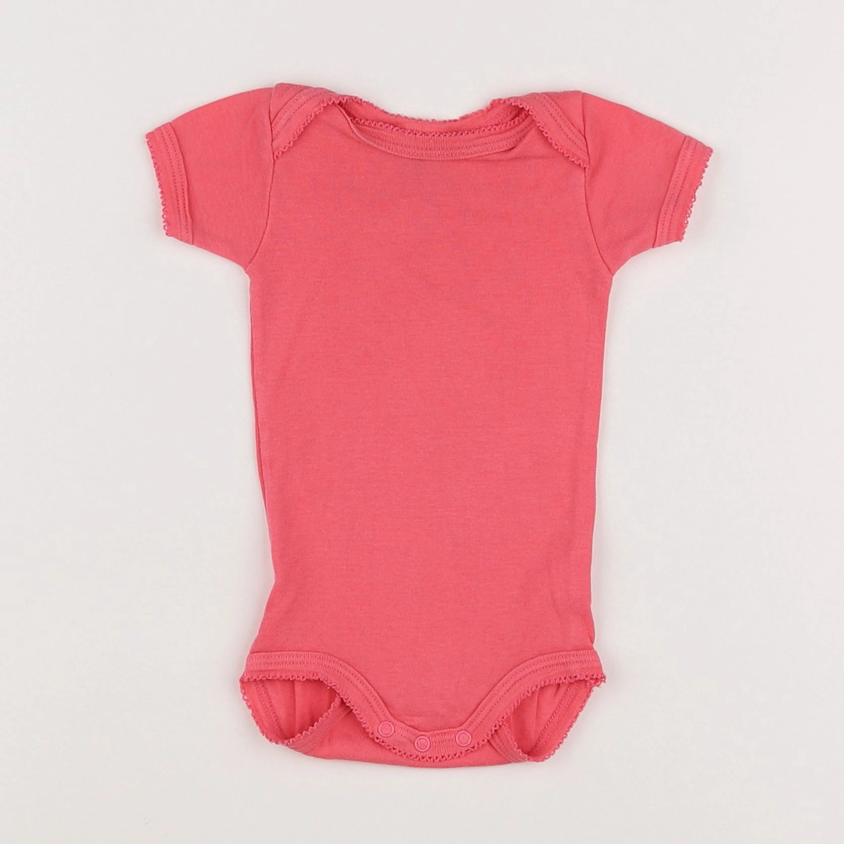 Petit Bateau - body rose - 3 mois