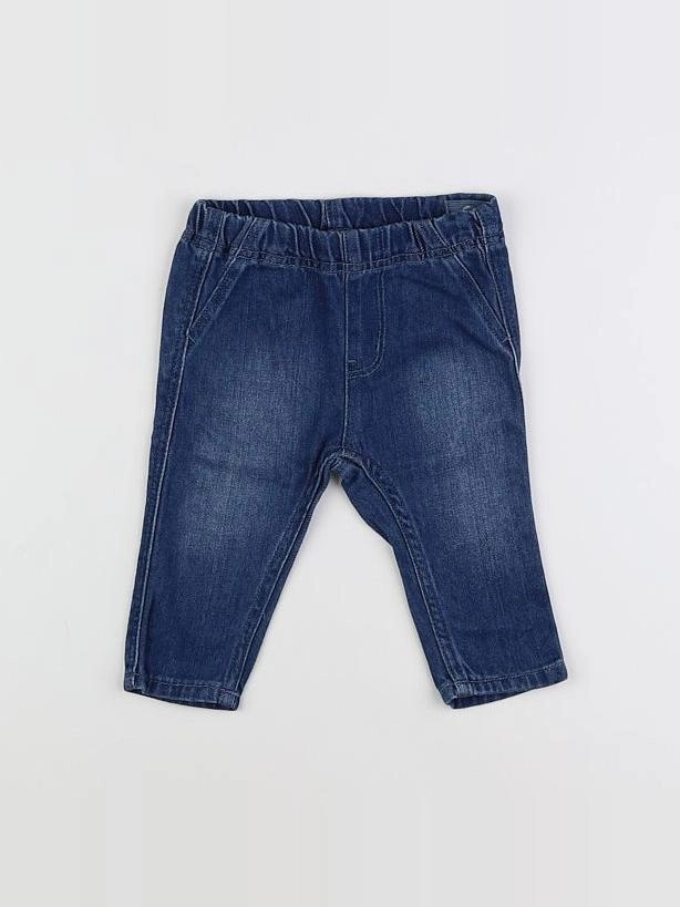 H&M - jegging bleu - 4/6 mois