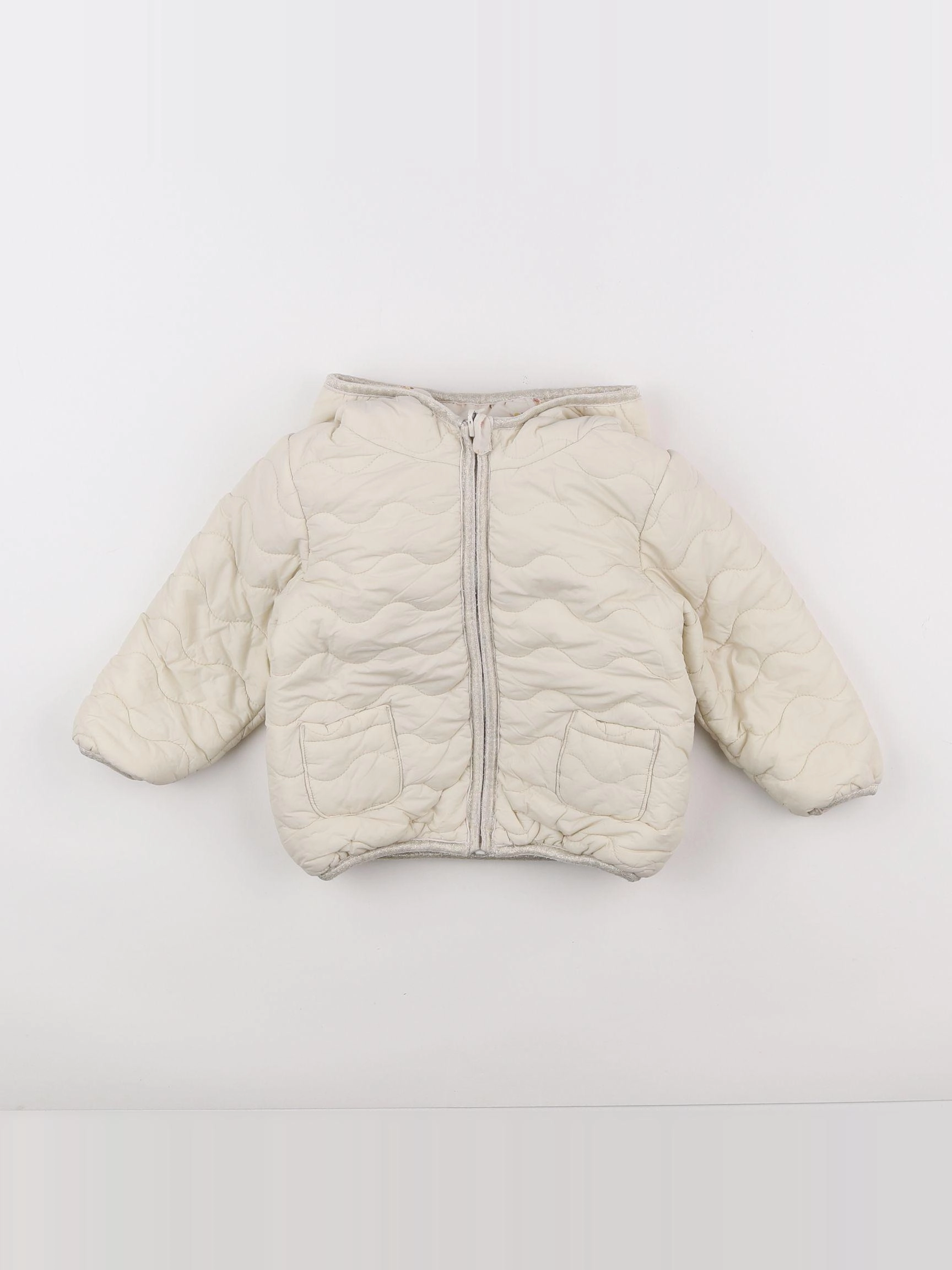 Tape à l'oeil - doudoune beige - 12/18 mois