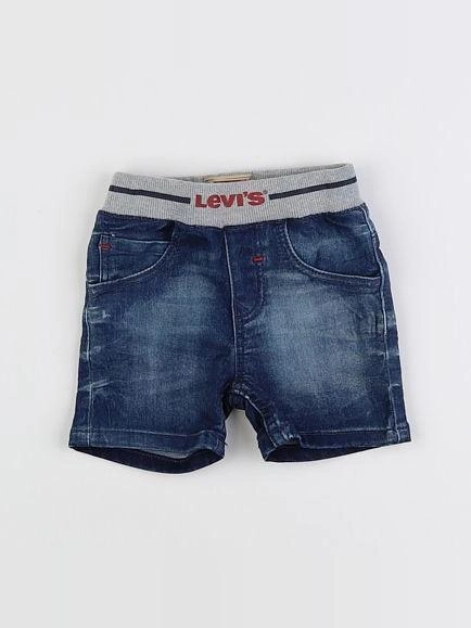 Levi's - short bleu - 12 mois