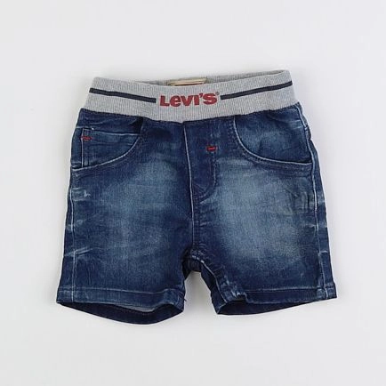 Levi's - short bleu - 12 mois