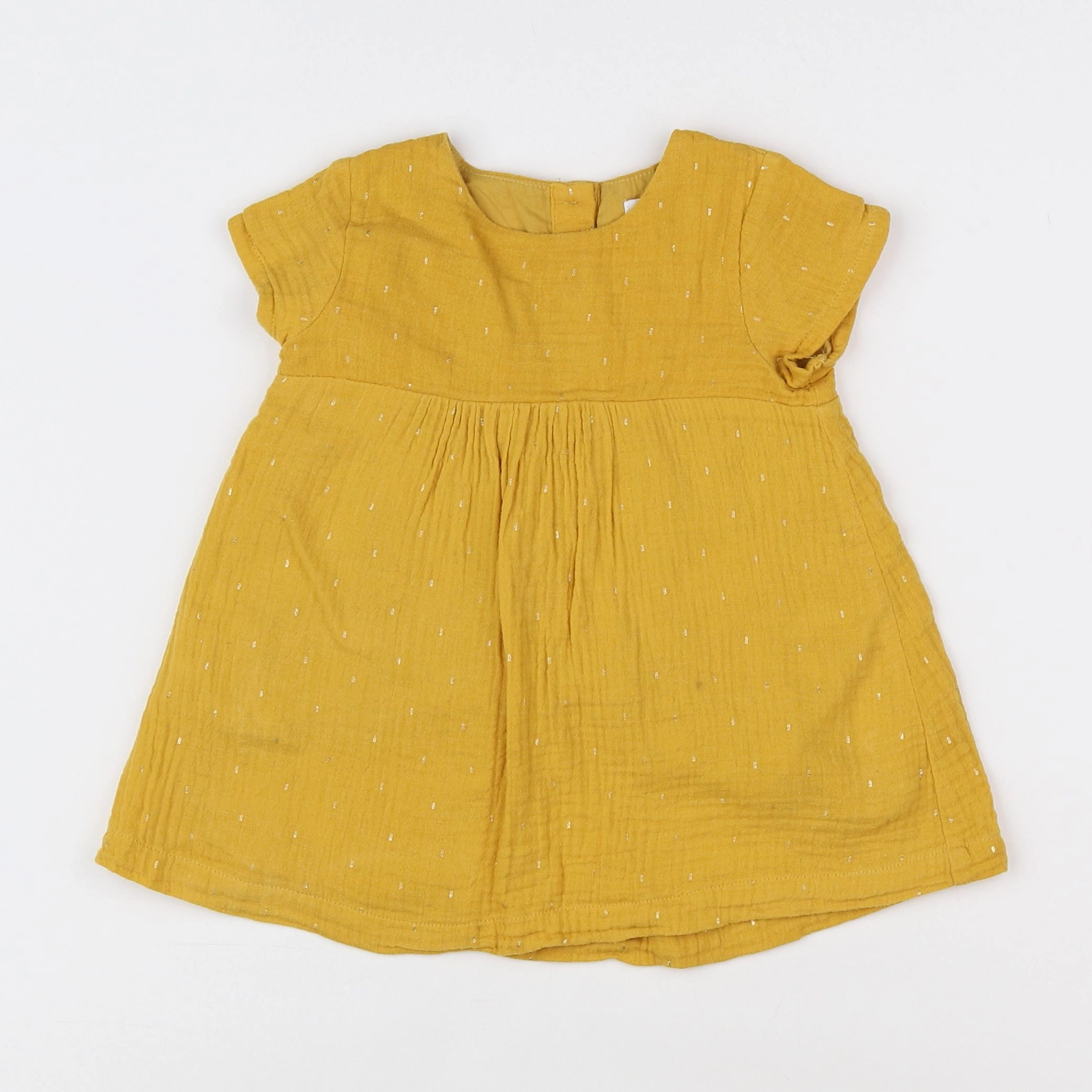 Eden & Victor - robe jaune - 9 mois