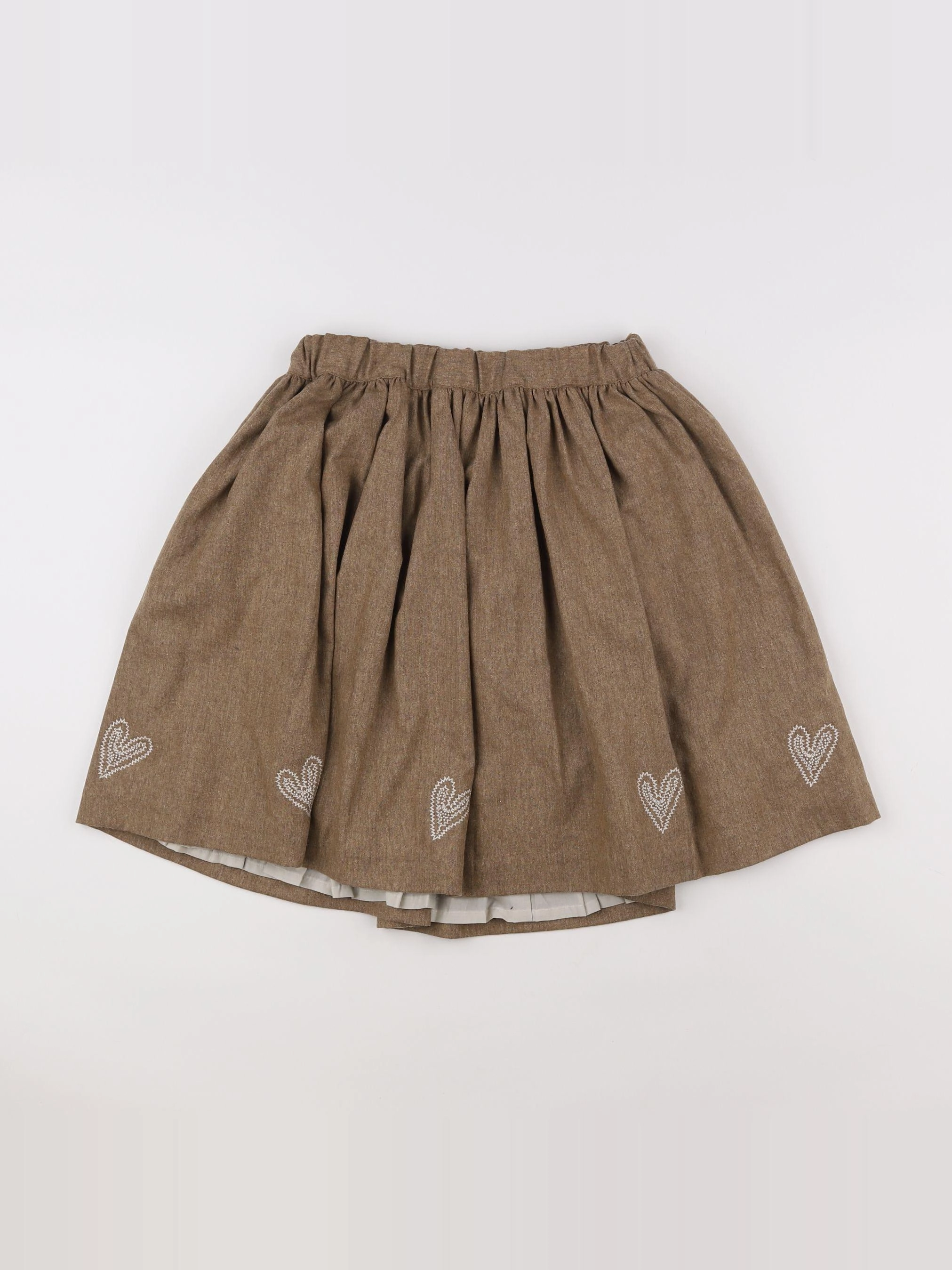 Bonpoint - jupe marron (état neuf) - 12 ans