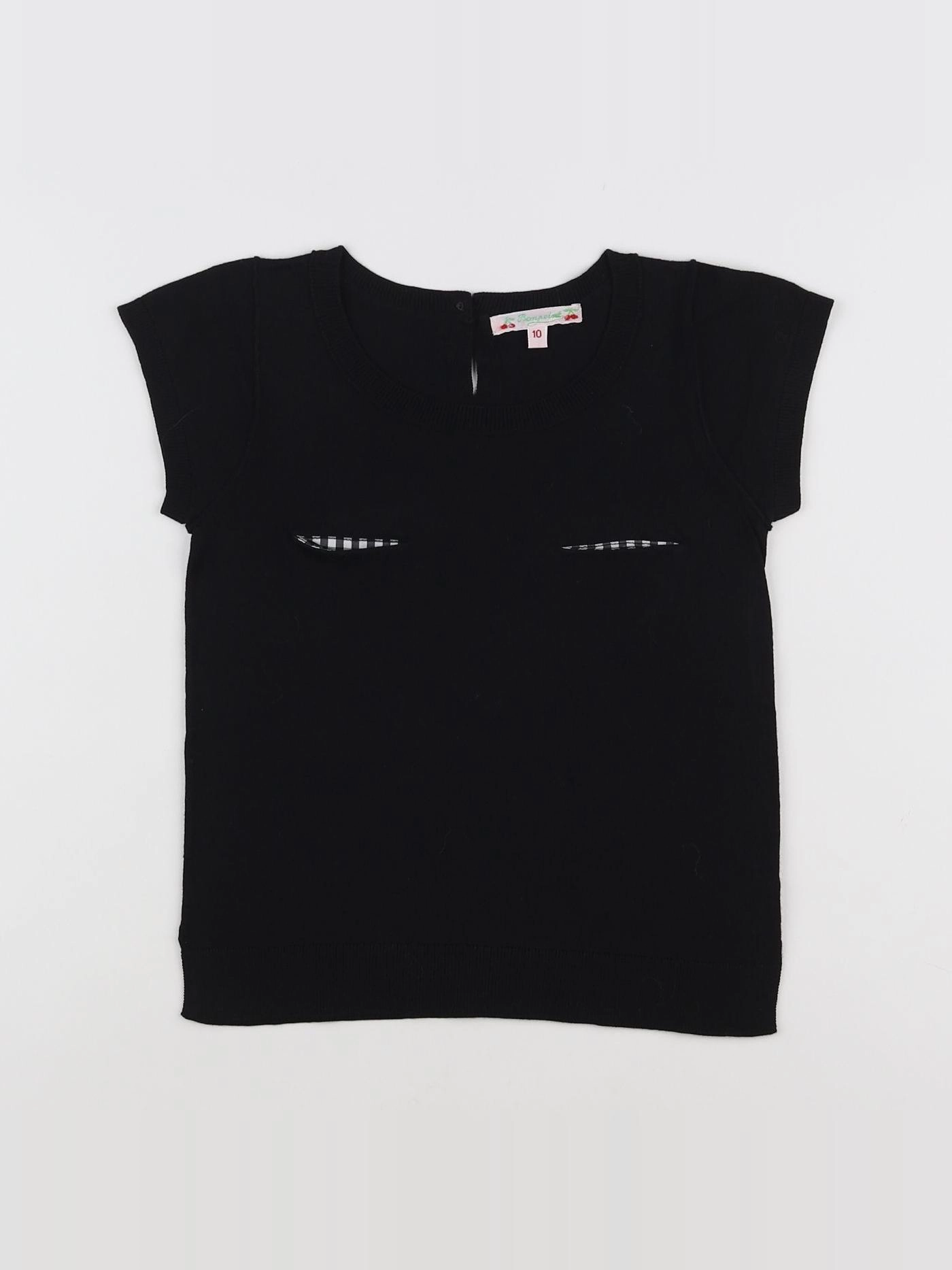 Bonpoint - pull noir - 10 ans