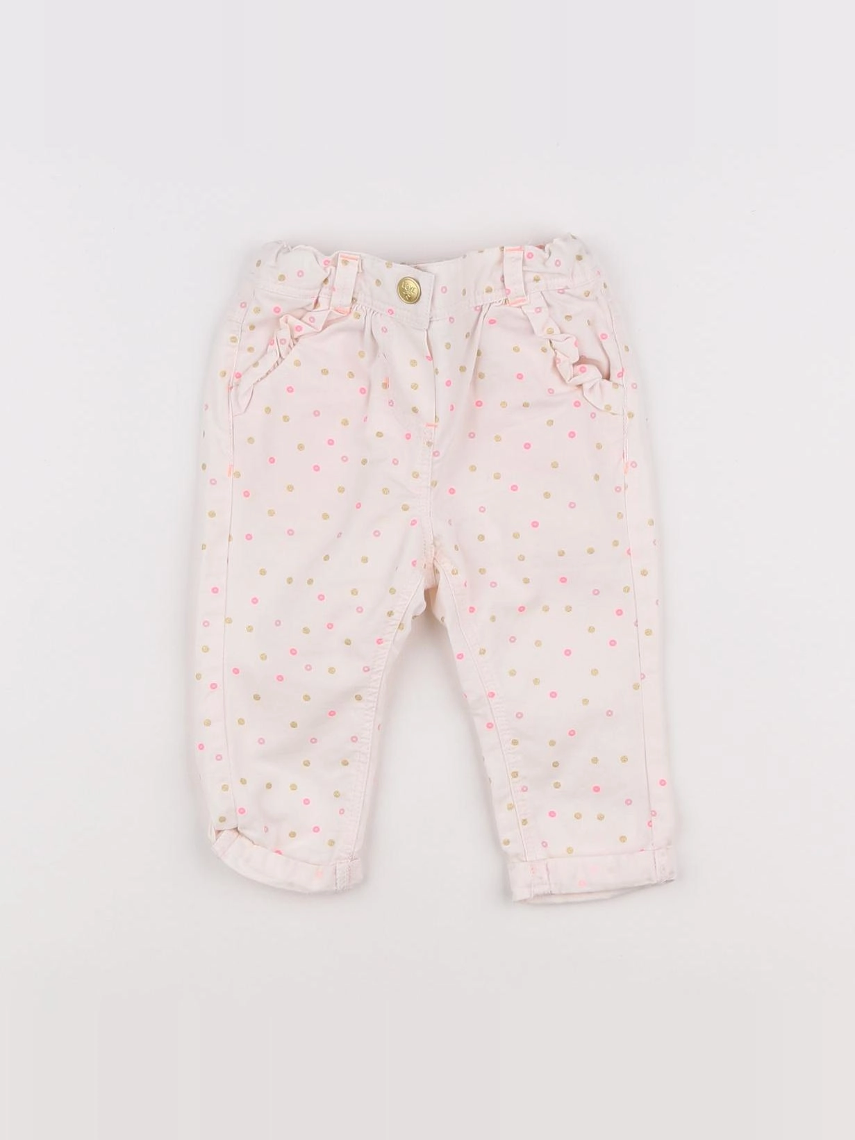 Tape à l'oeil - pantalon rose - 6 mois