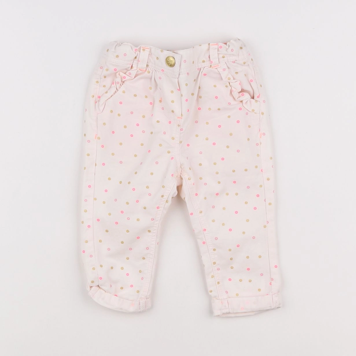 Tape à l'oeil - pantalon rose - 6 mois