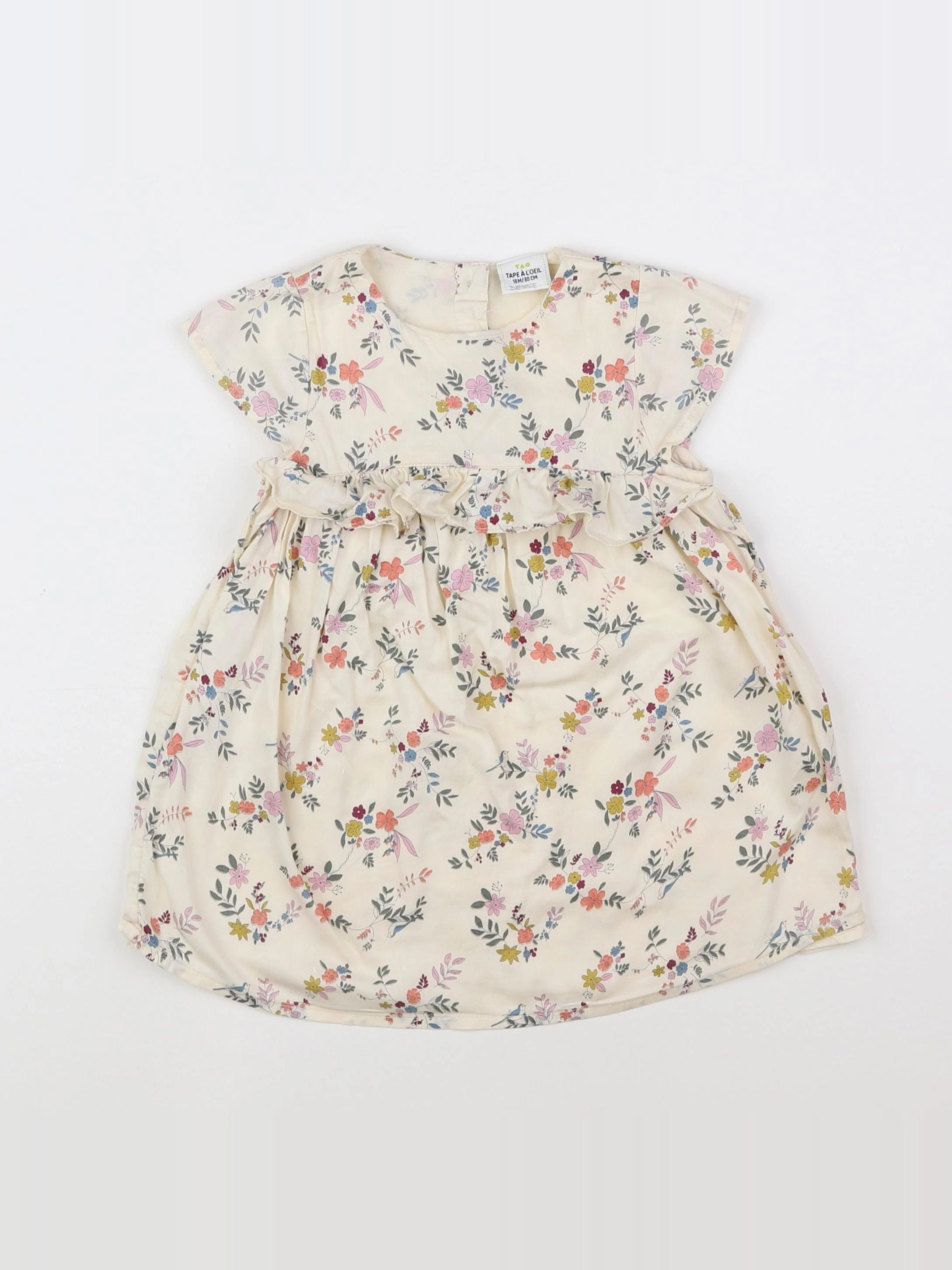 Tape à l'oeil - robe beige - 18 mois