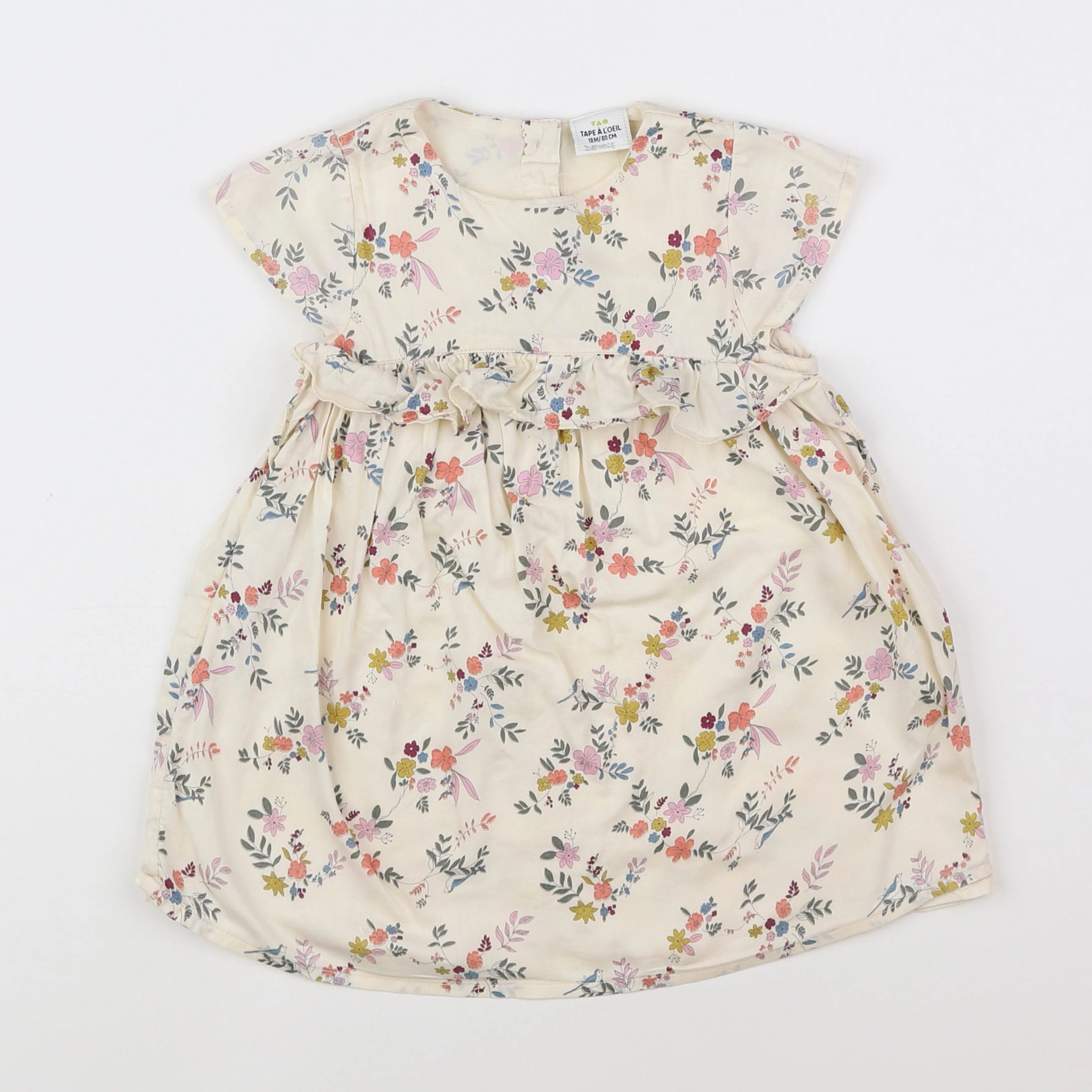 Tape à l'oeil - robe beige - 18 mois