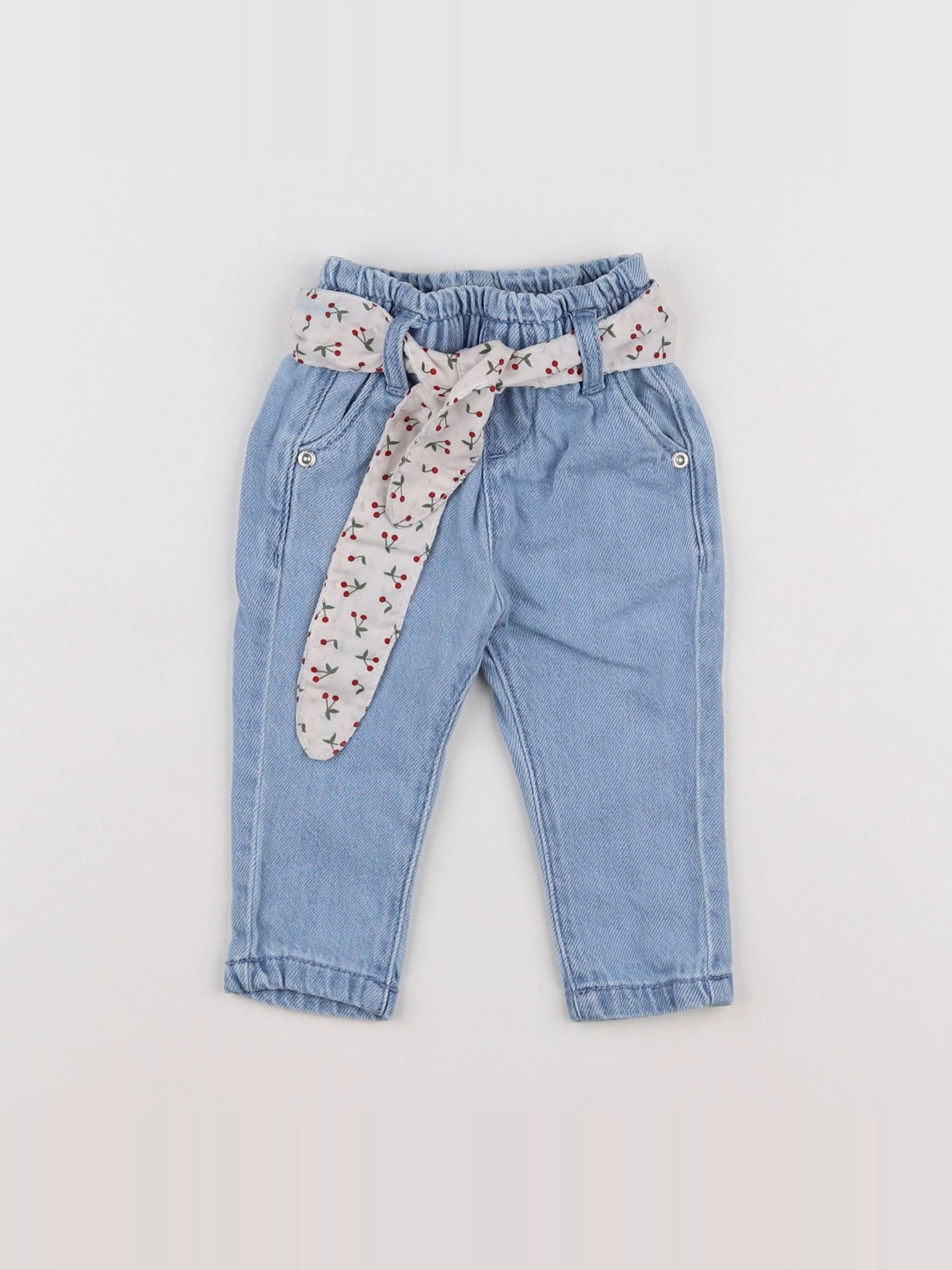 Vertbaudet - jean bleu - 3 mois