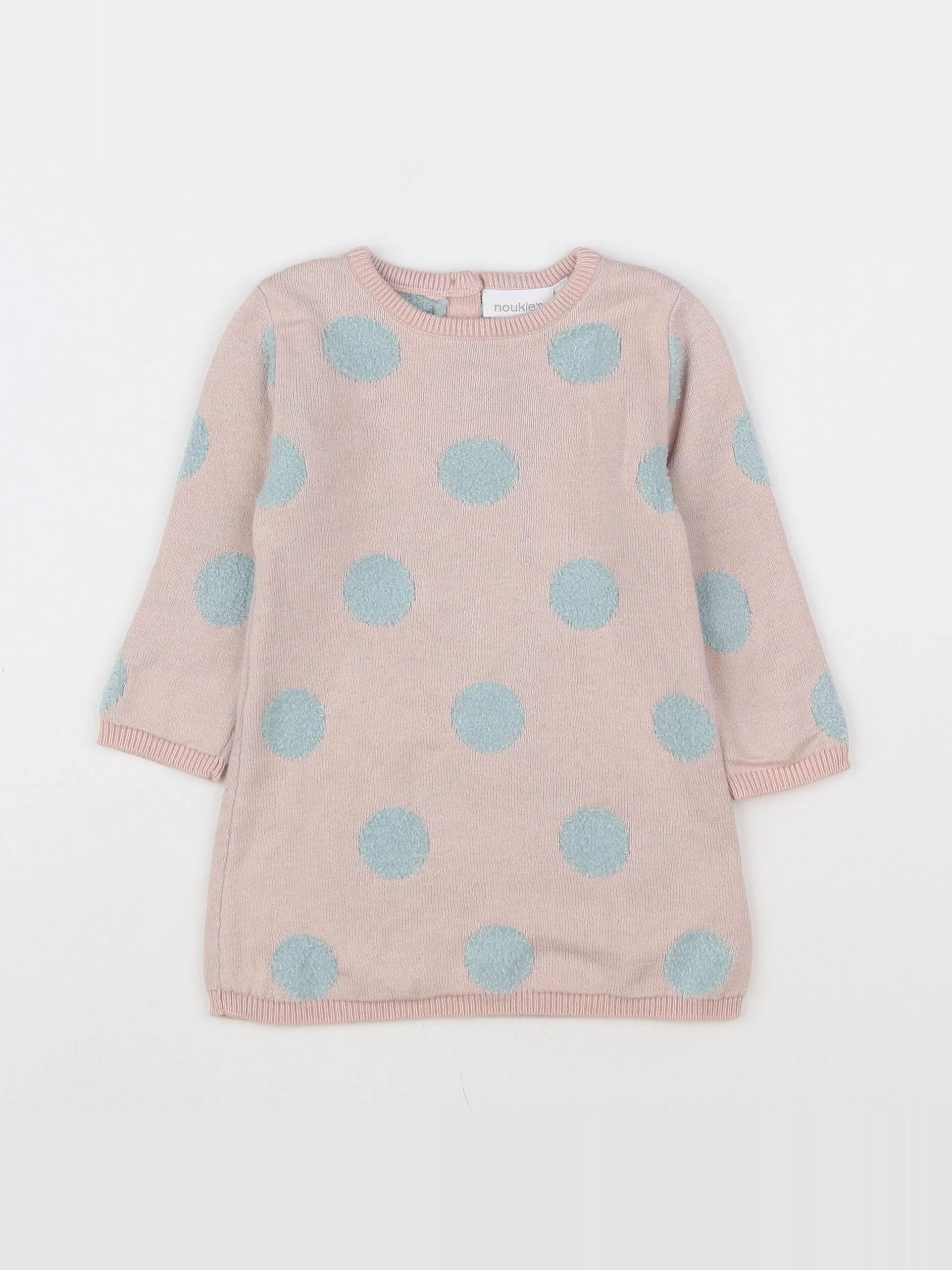 Noukie's - robe rose - 6 mois