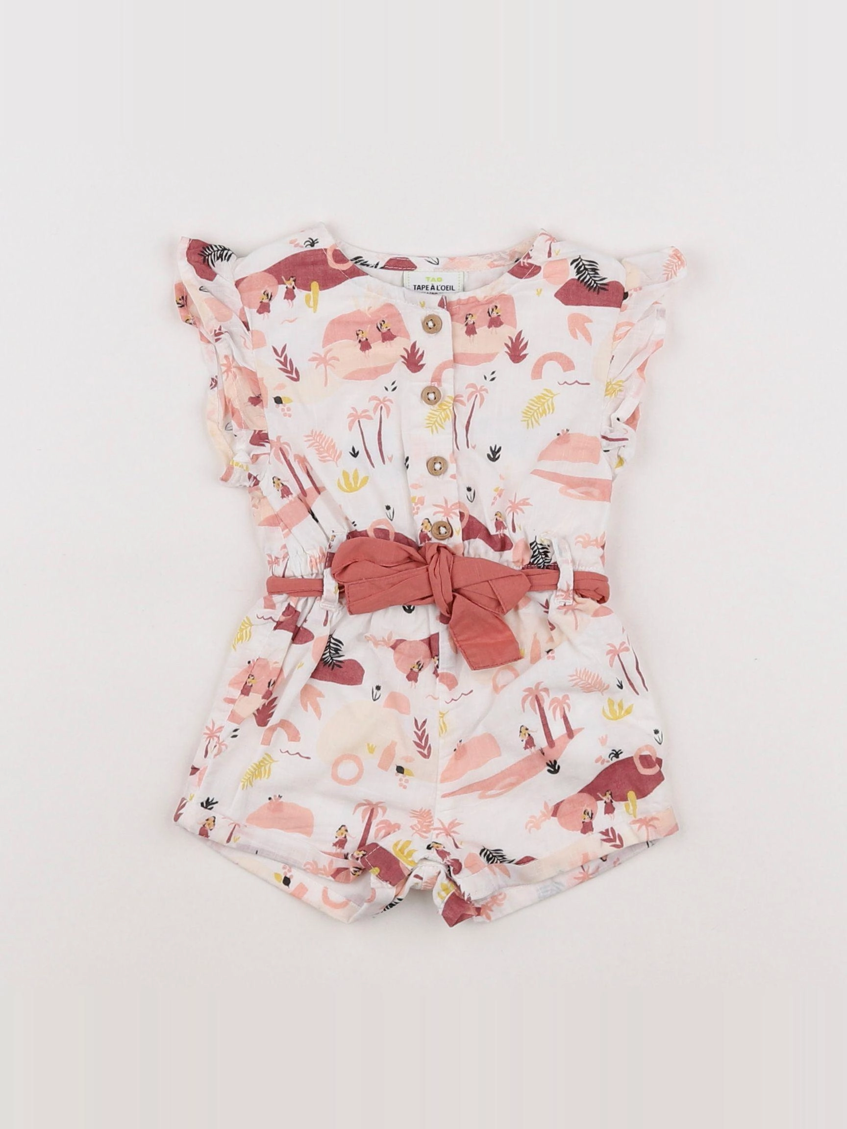 Tape à l'oeil - combinaison multicolore - 3 mois