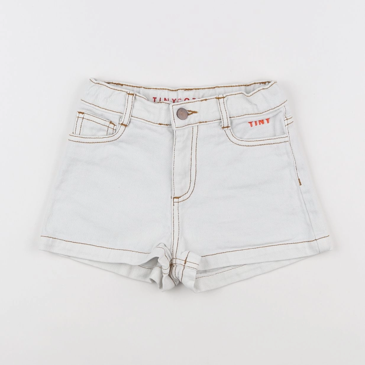 Tiny Cottons - short blanc - 4 ans