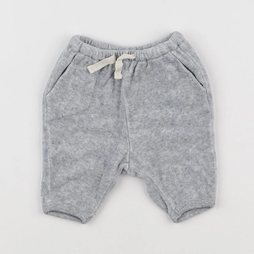 H&M - jogging gris - 0/1 mois