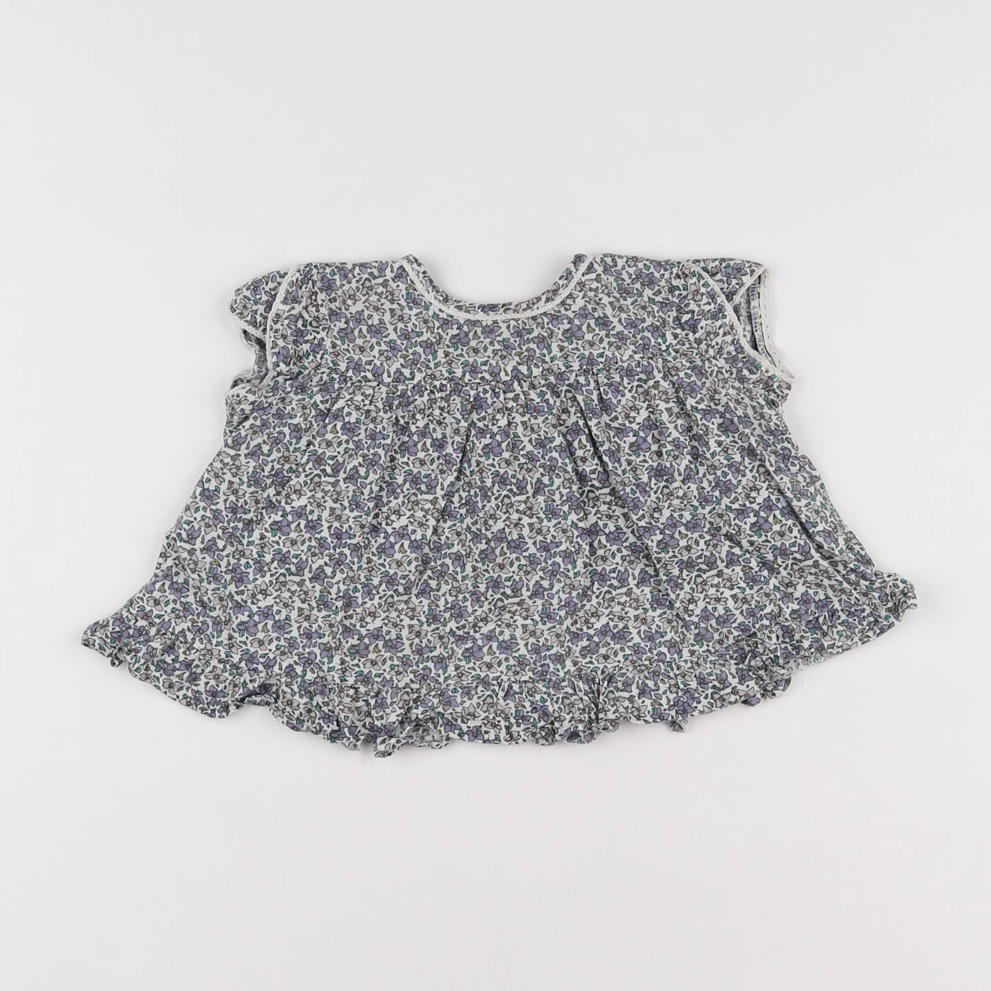 Boutchou - blouse multicolore - 9 mois