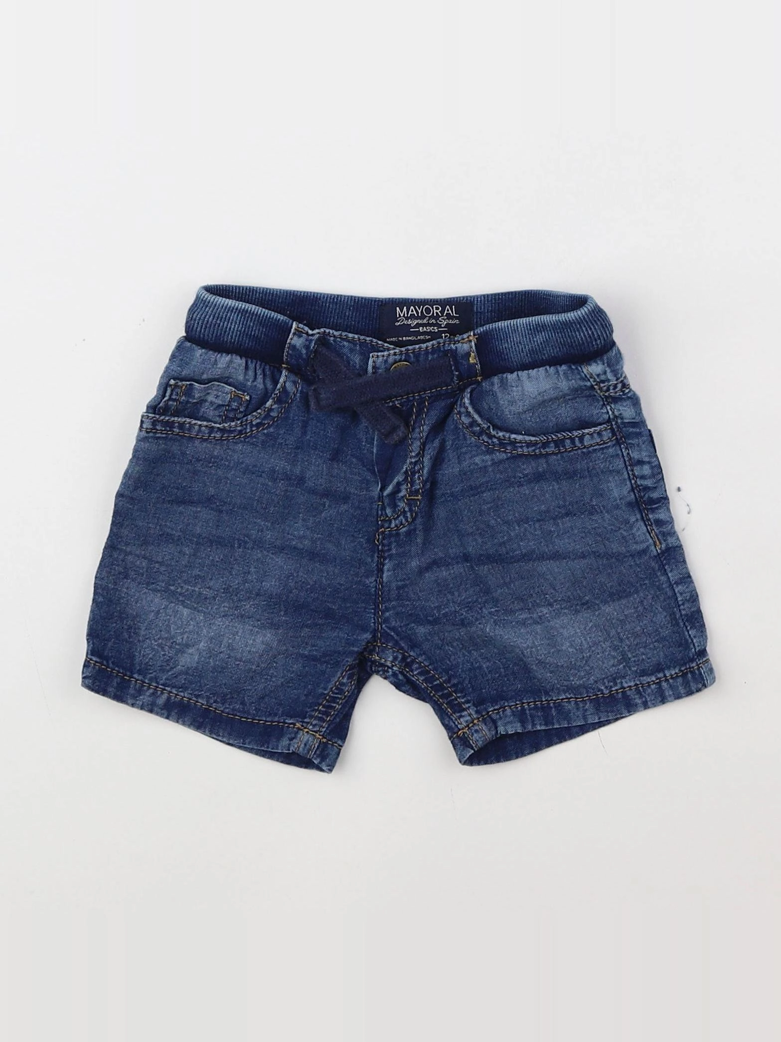 Mayoral - short bleu - 12 mois