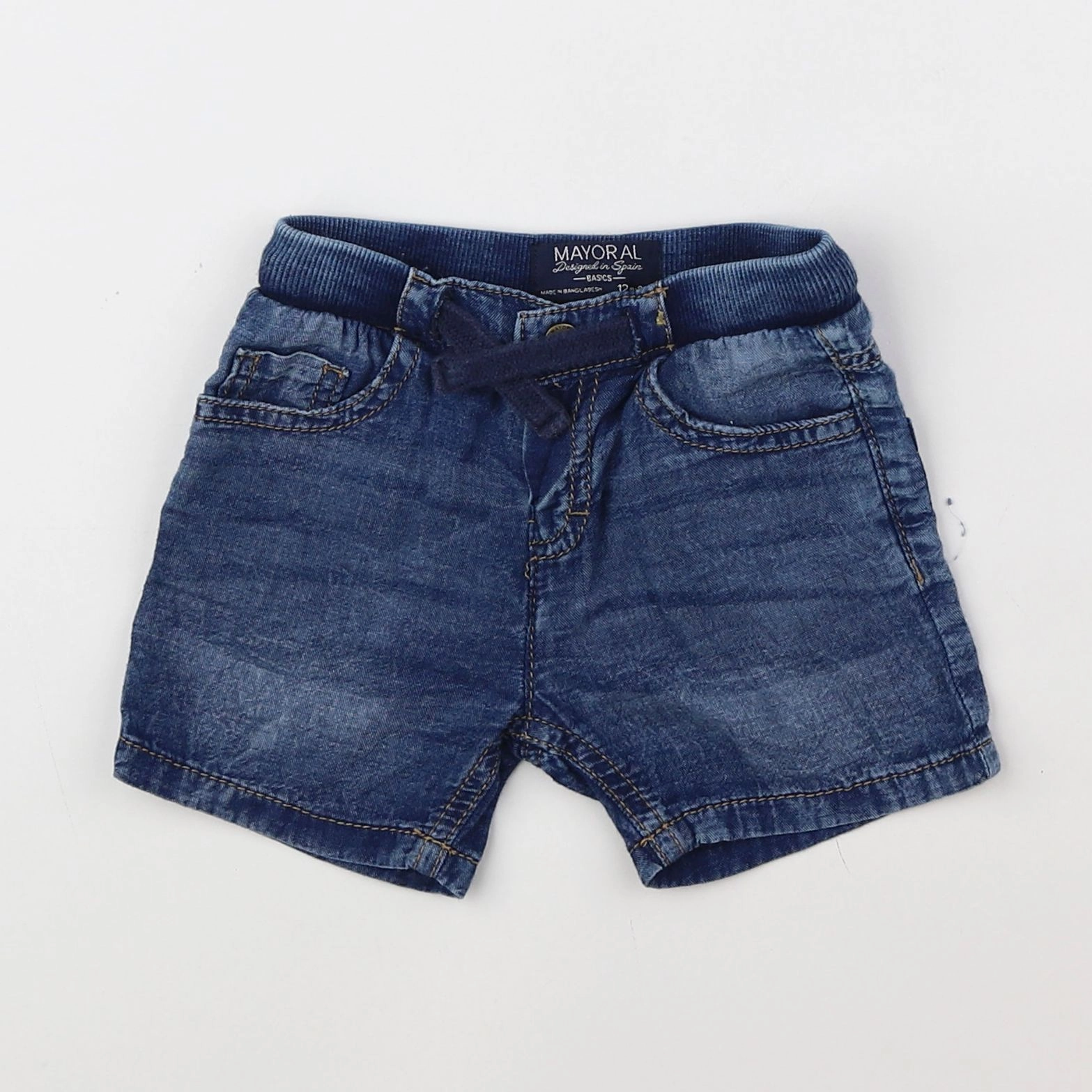 Mayoral - short bleu - 12 mois