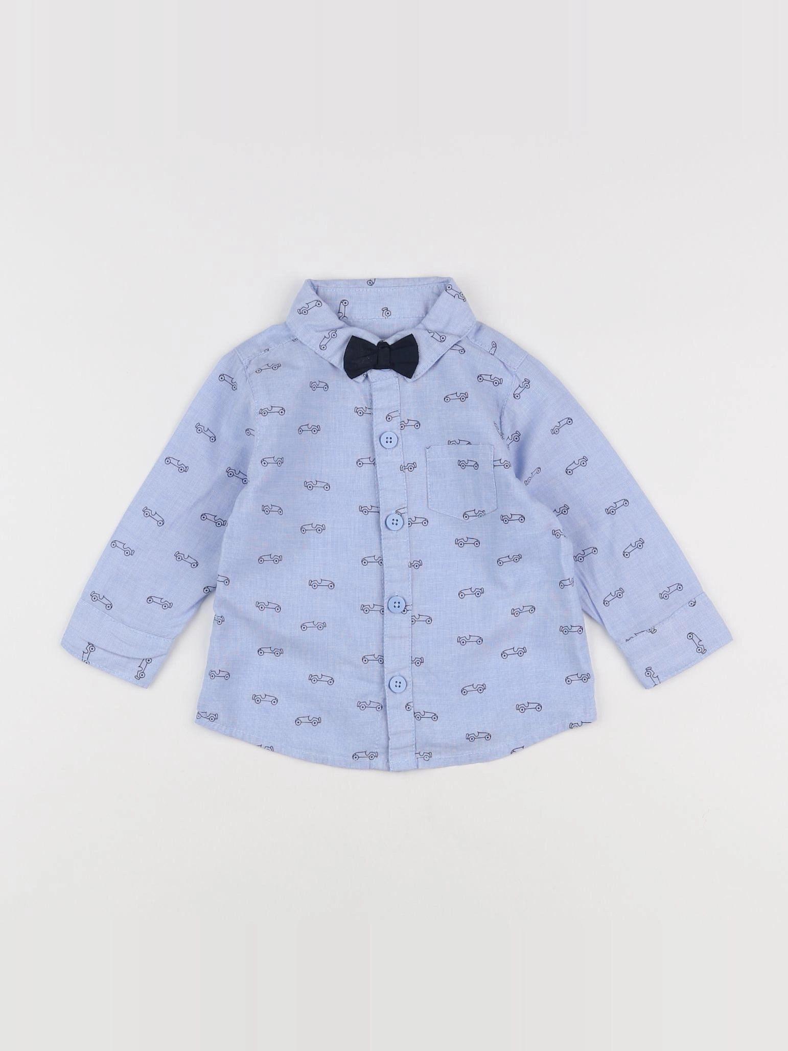 La Redoute - chemise bleu - 12 mois