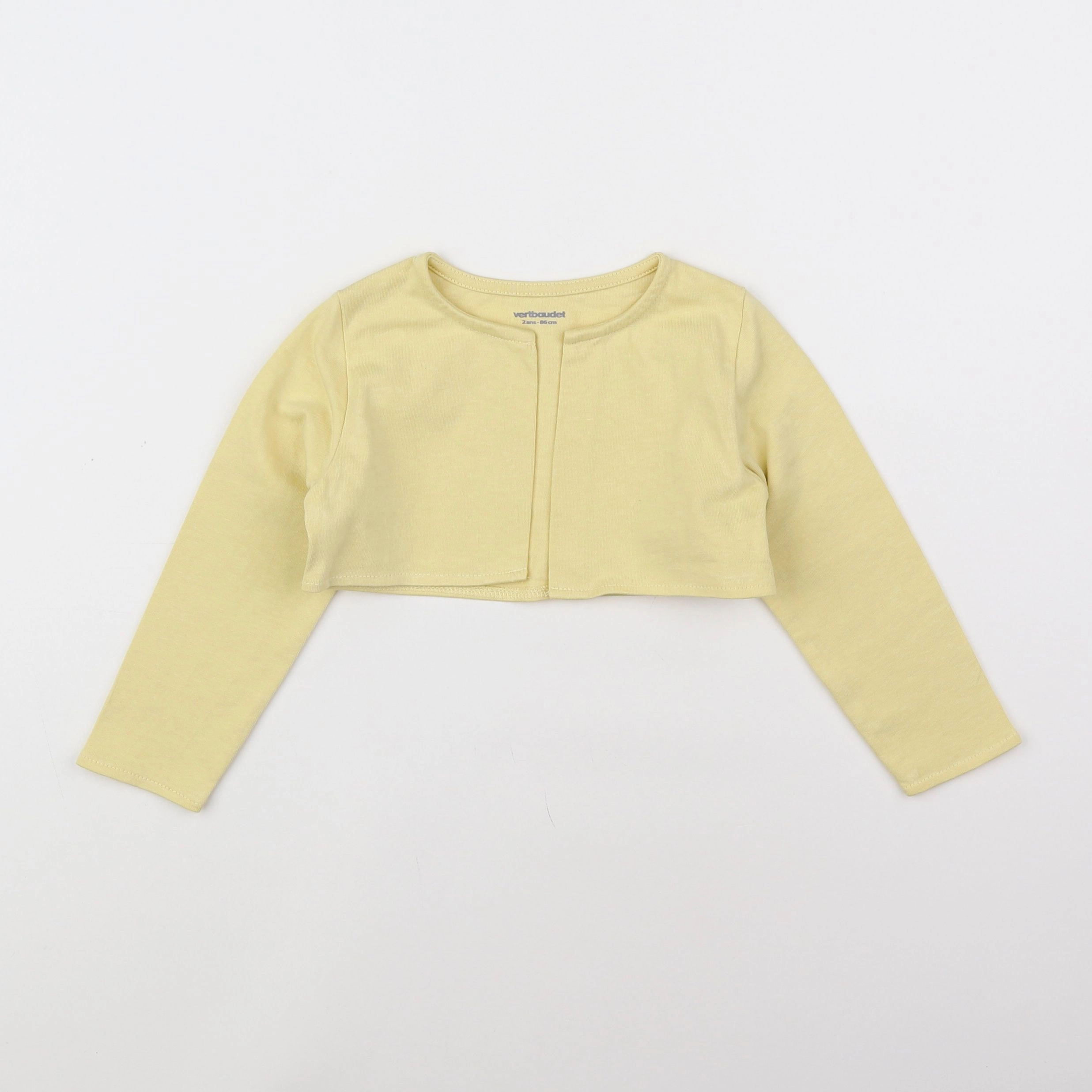 Vertbaudet - tee-shirt jaune - 2 ans