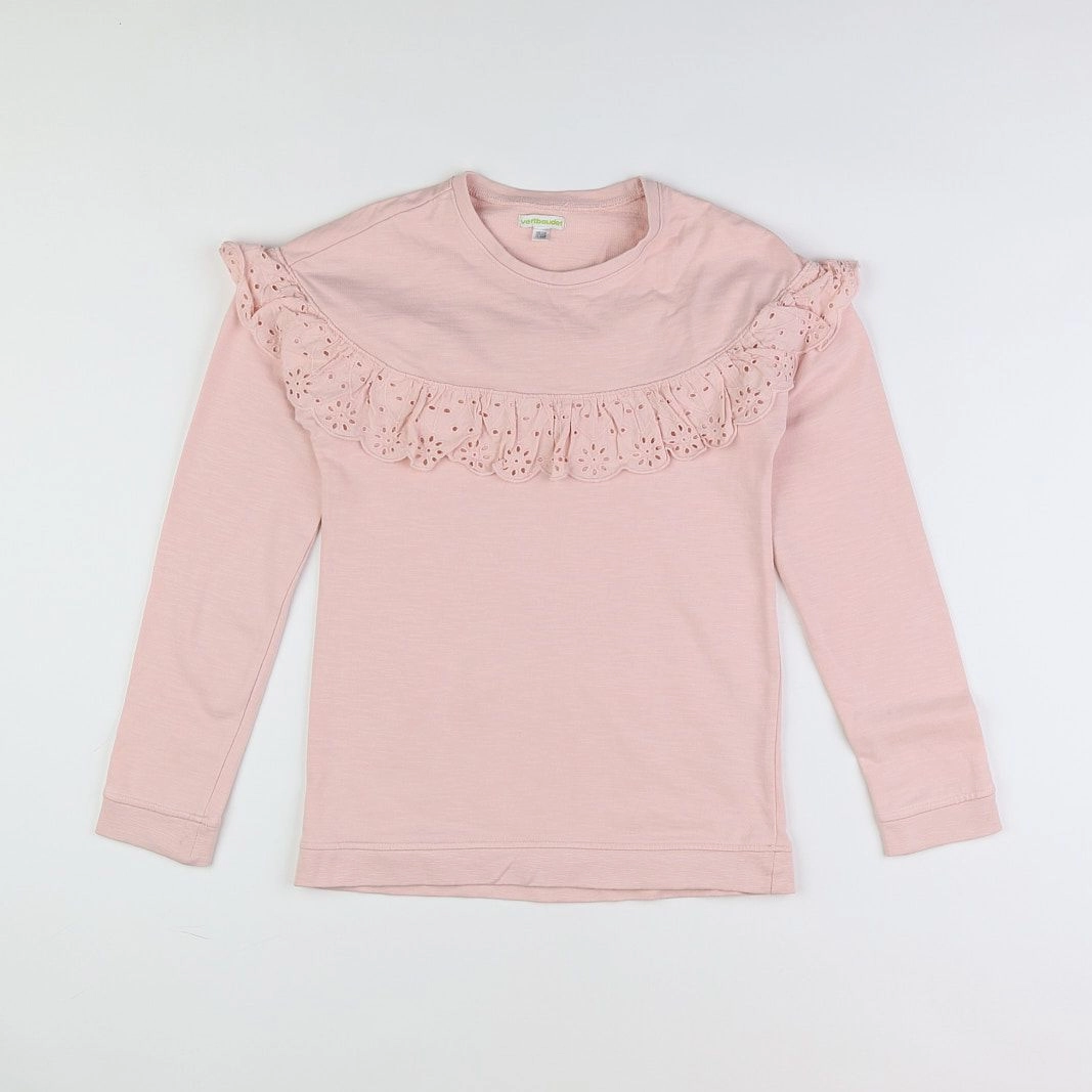 Vertbaudet - sweat rose - 12 ans