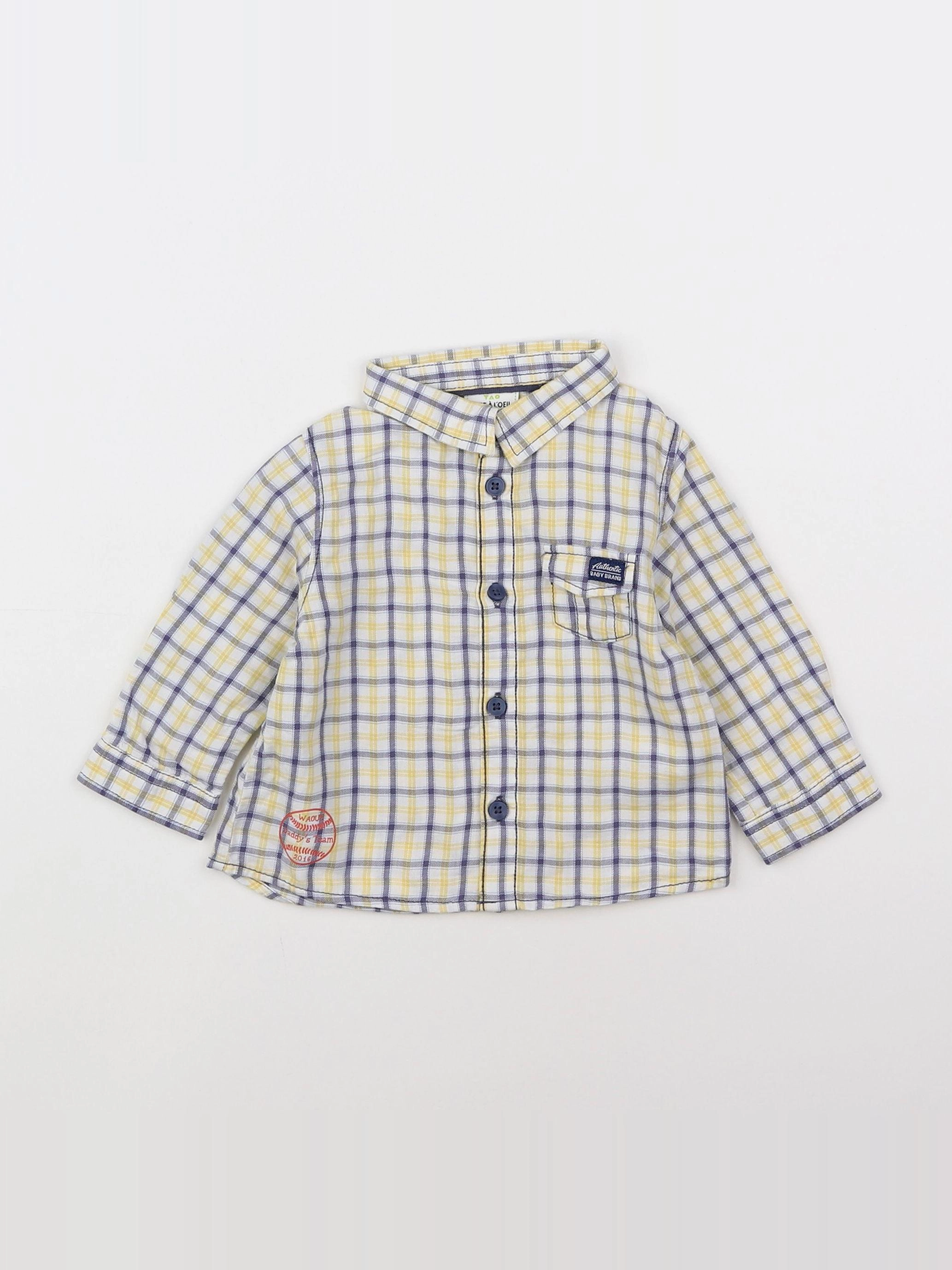 Tape à l'oeil - chemise multicolore - 6 mois