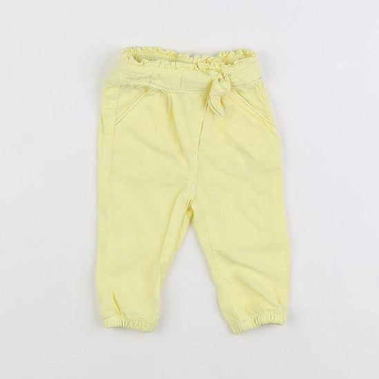 Tape à l'oeil - pantalon jaune - 3 mois