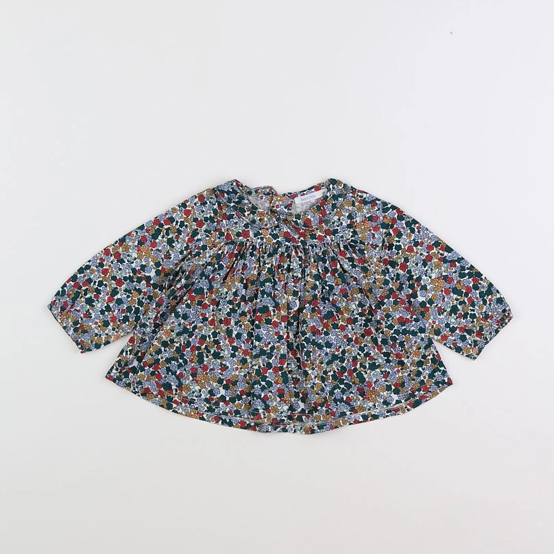 Boutchou - blouse multicolore - 6 mois