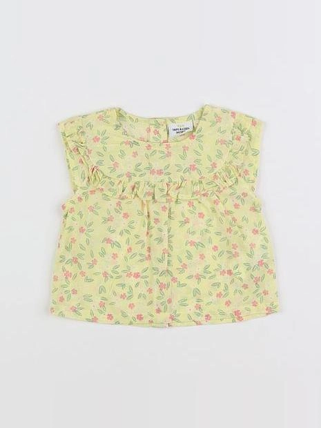 Tape à l'oeil - blouse jaune - 3 mois