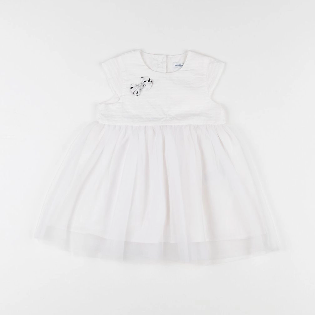 Vertbaudet - robe blanc - 18 mois