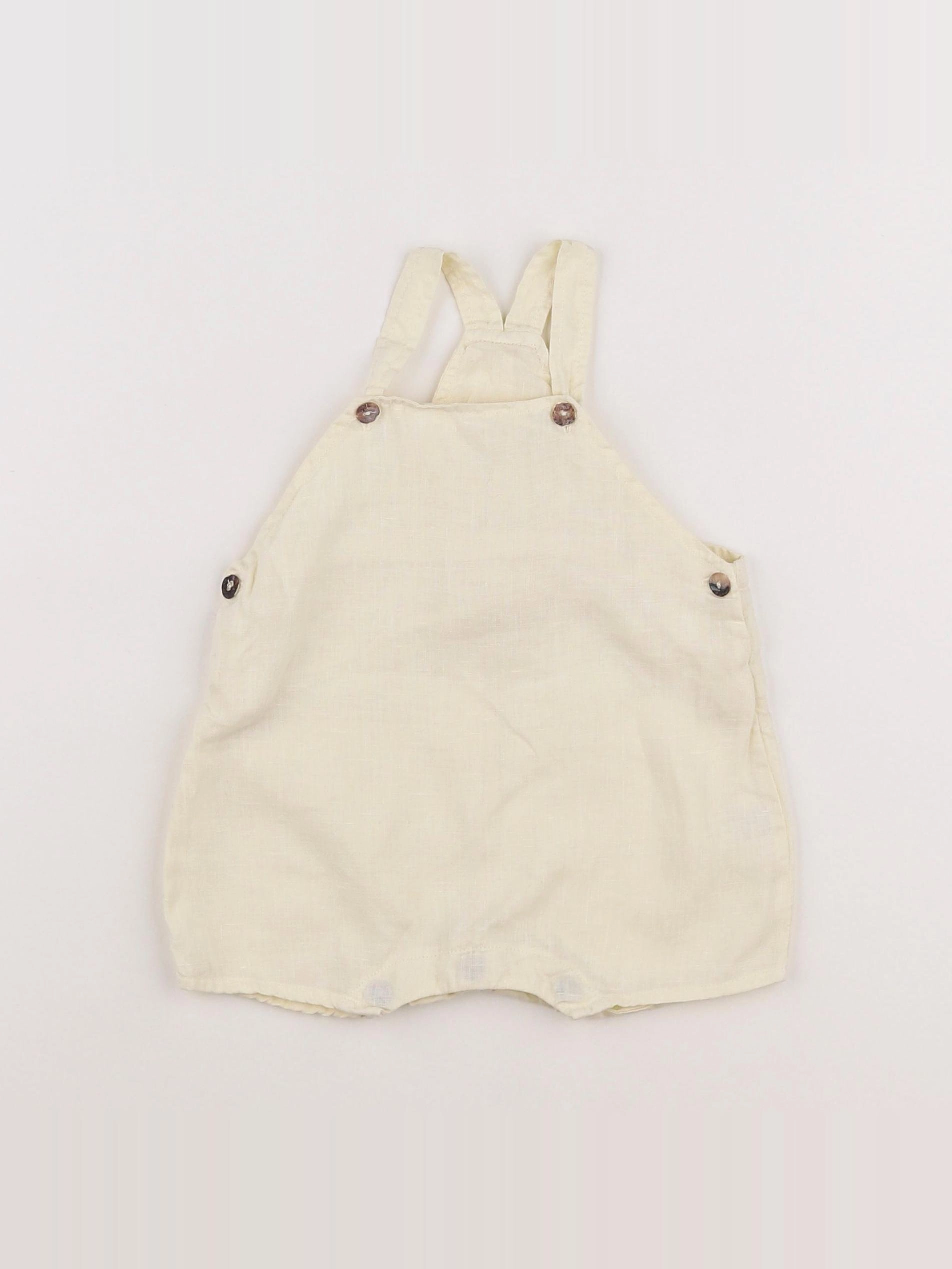 Omibia - salopette beige - 3 mois