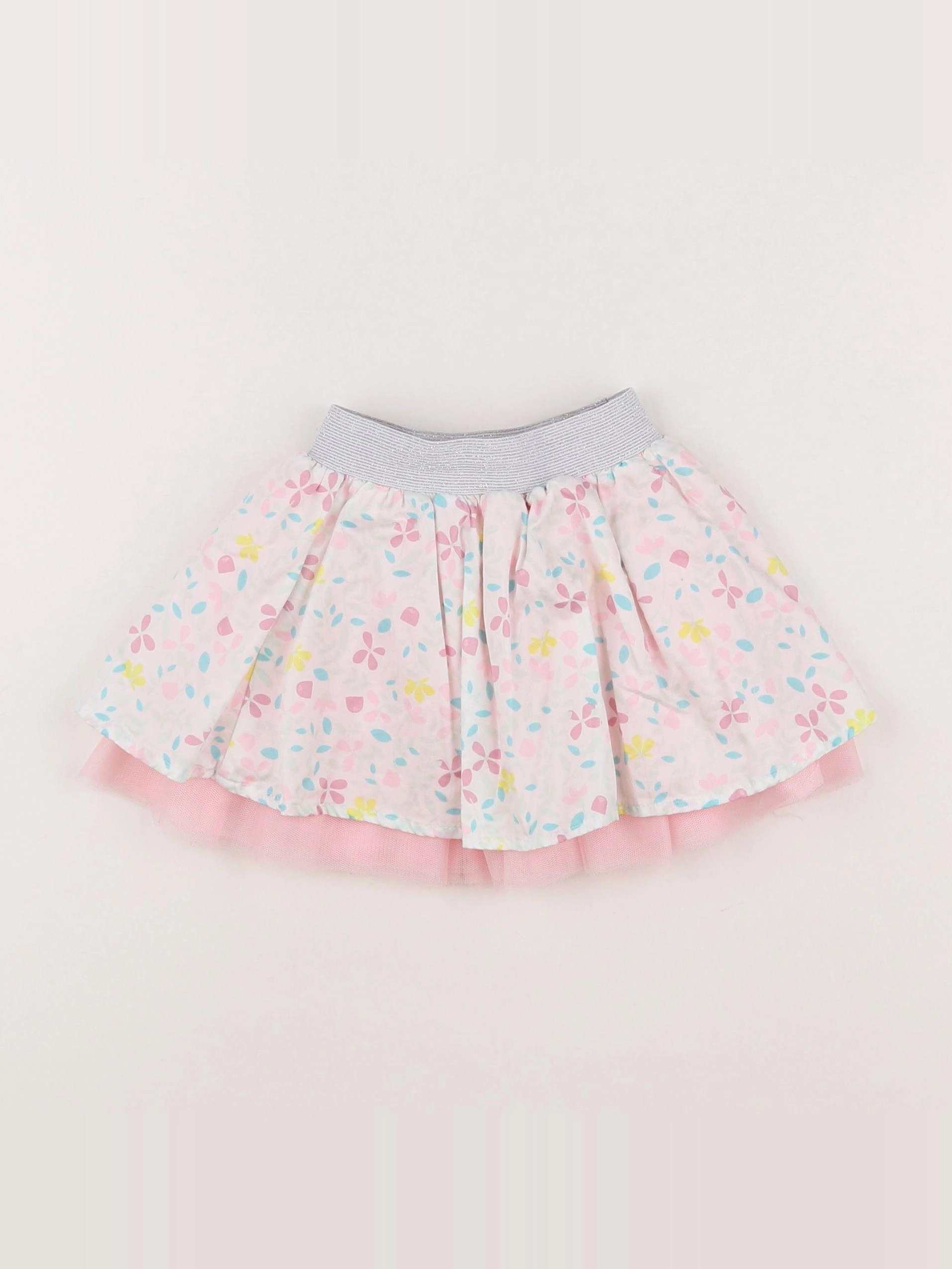 Vertbaudet - jupe rose - 9/12 mois