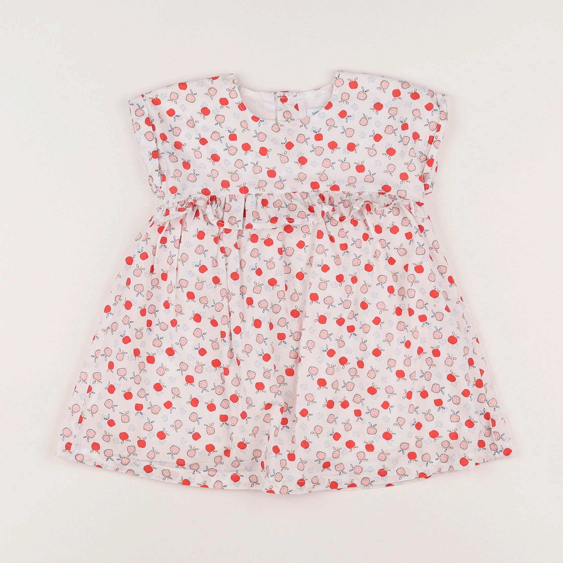 Vertbaudet - robe rouge - 12 mois