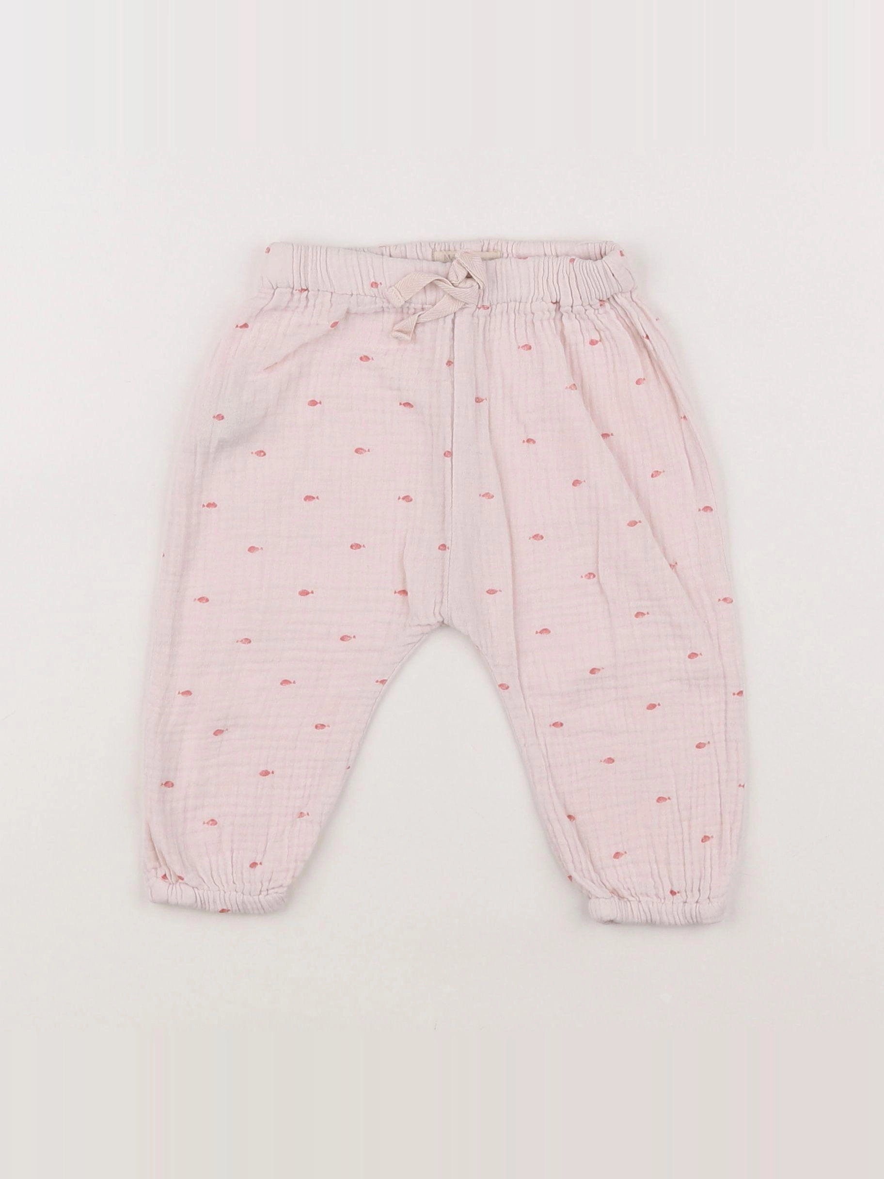 Mango - pantalon rose - 6 mois