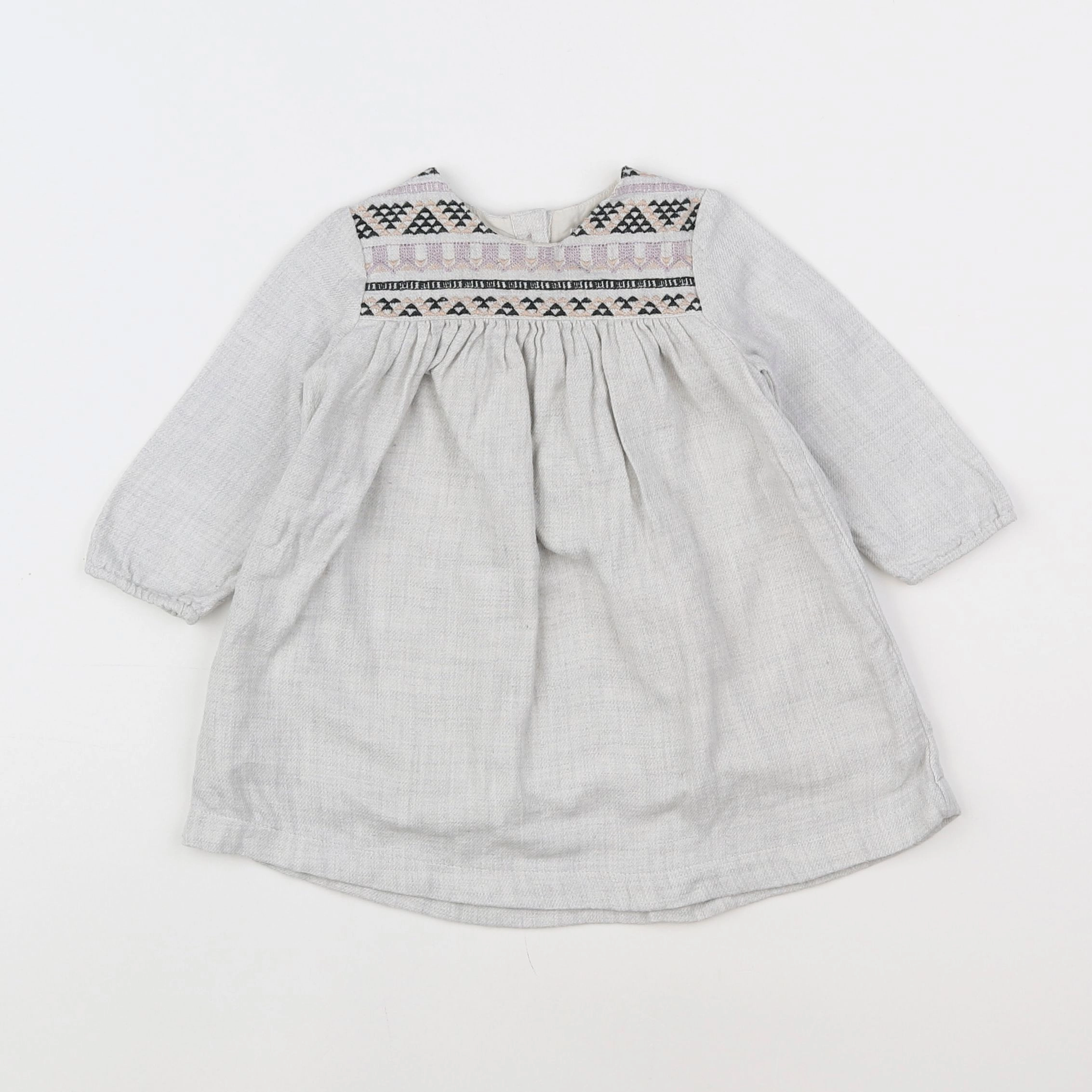 Boutchou - robe gris - 6 mois