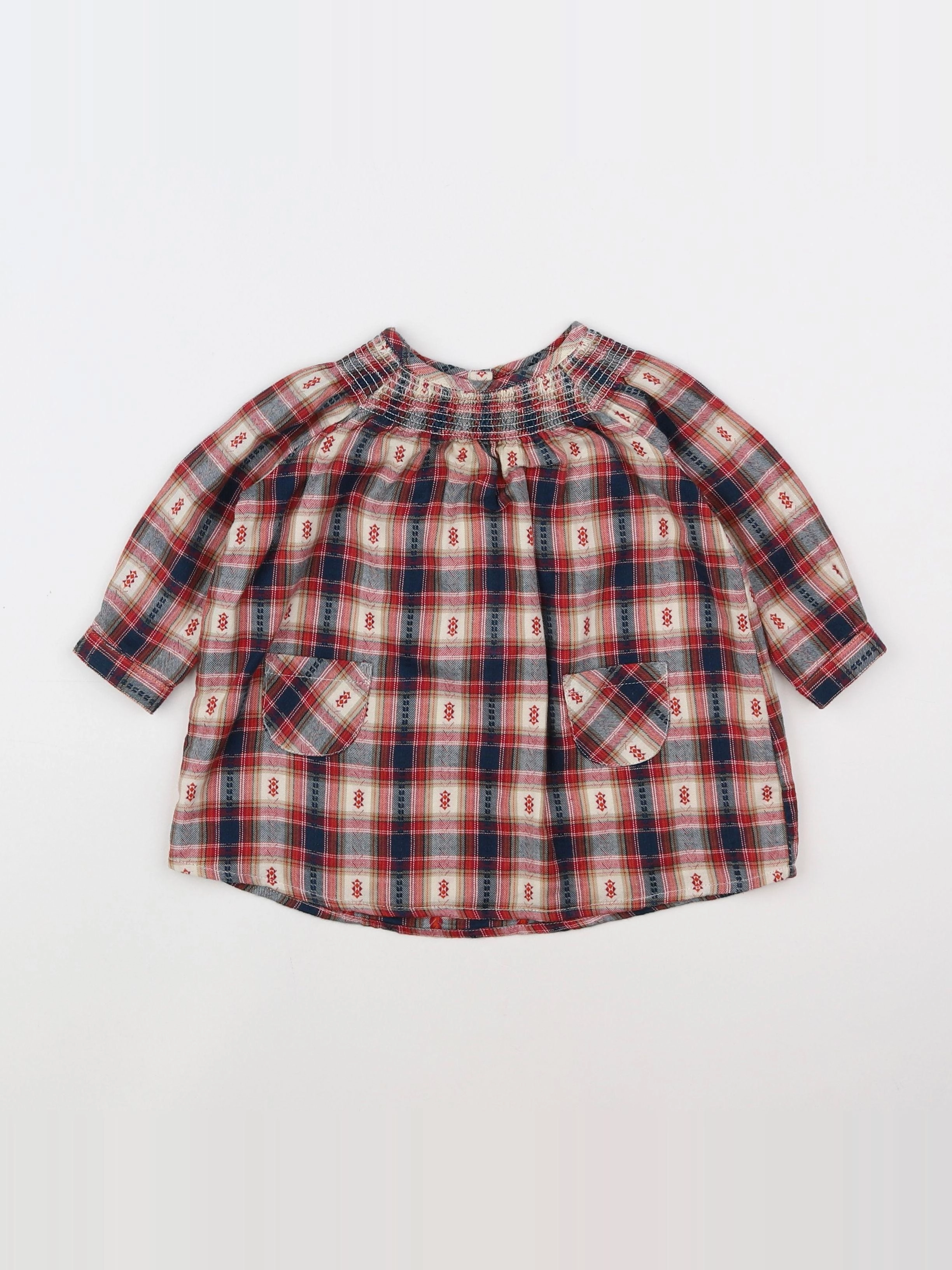 Boutchou - robe multicolore - 6 mois
