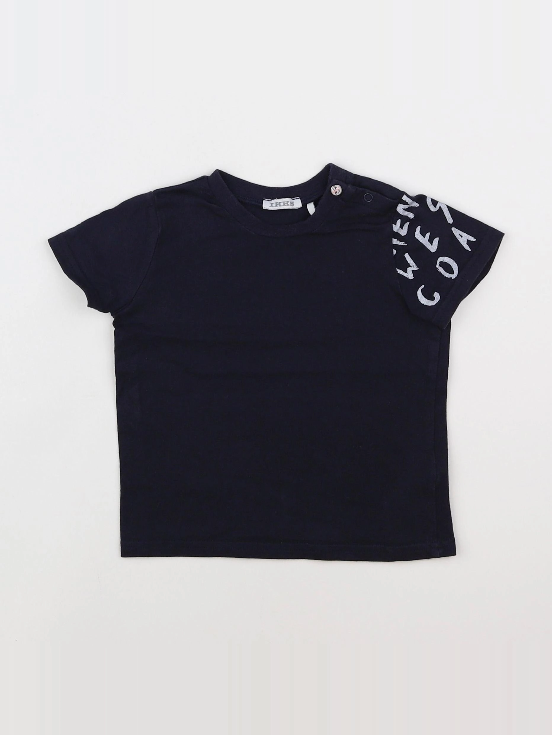 IKKS - tee-shirt bleu - 12 mois
